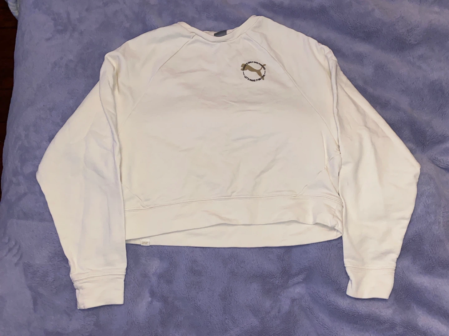 Puma Cream Crewneck - Size M
