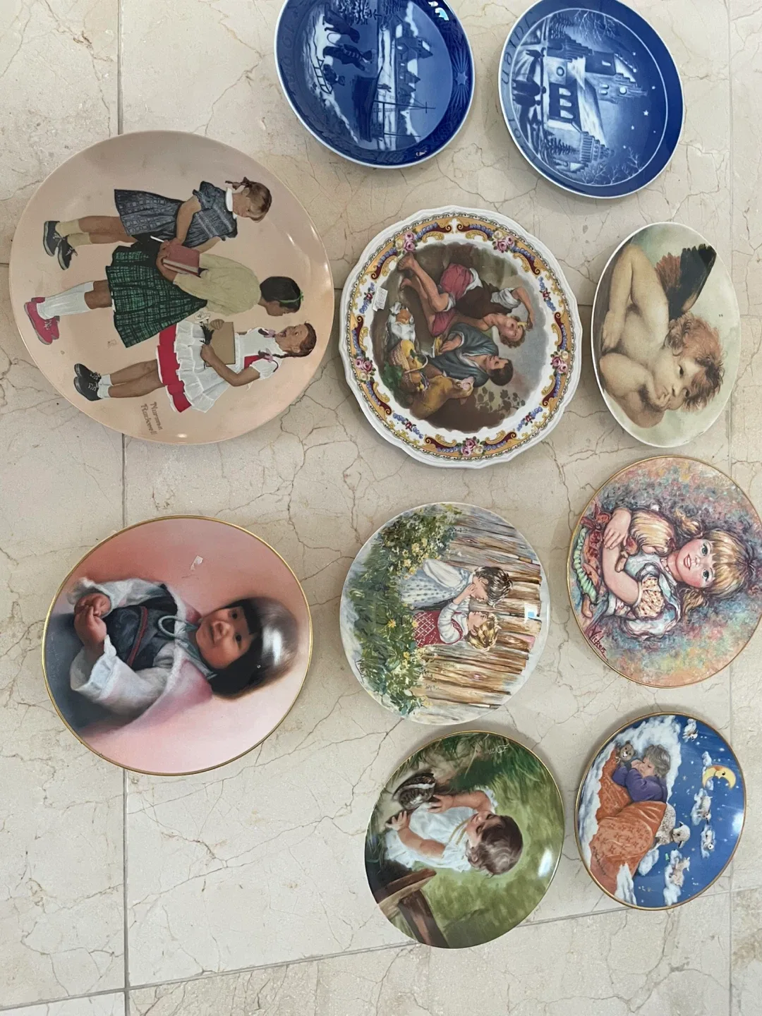 Vintage Decorative Plates - Assorted Styles