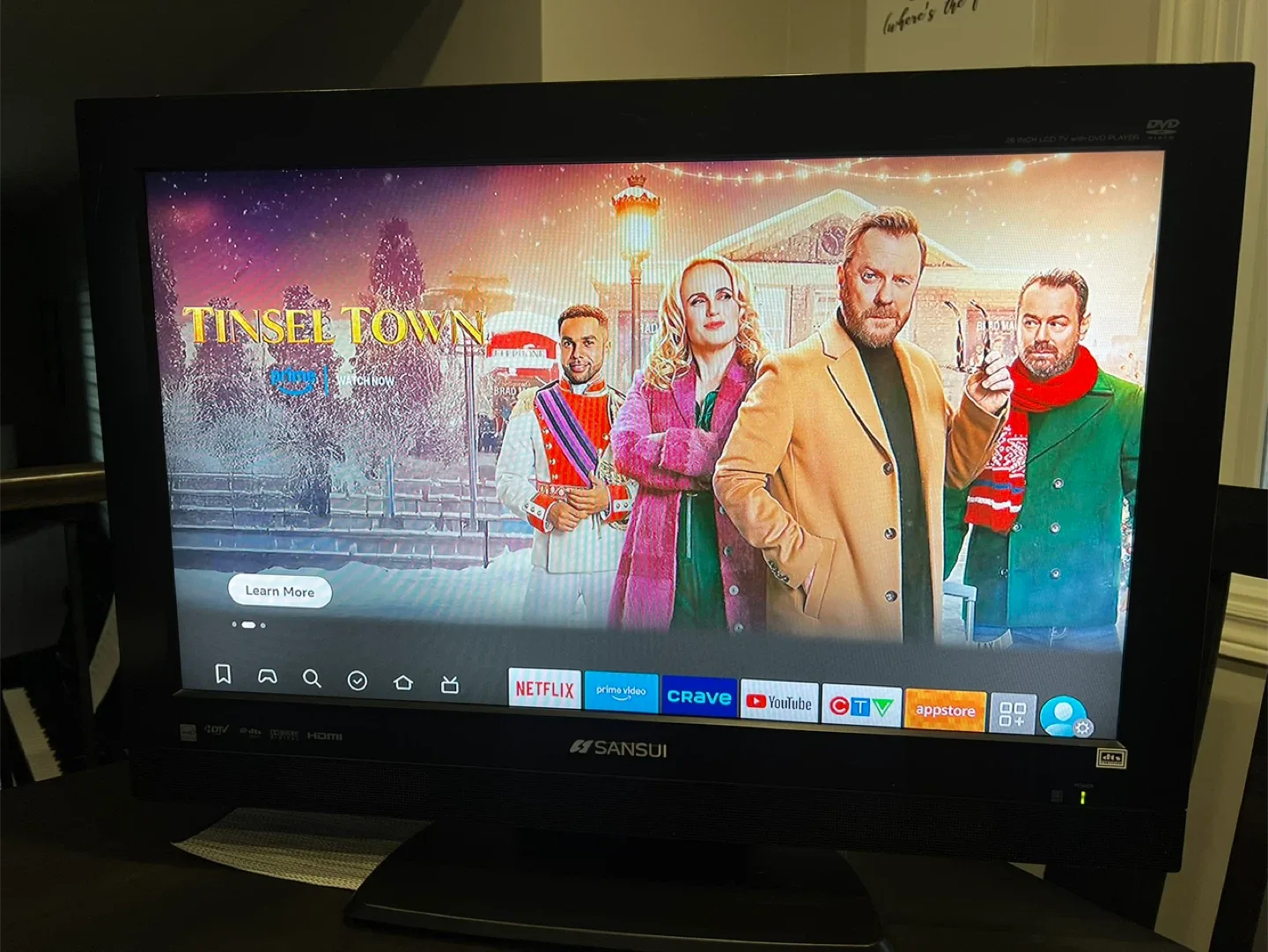 Sansui HDLCDVD26SA 26" LCD TV/DVD Combo image indicator(2)