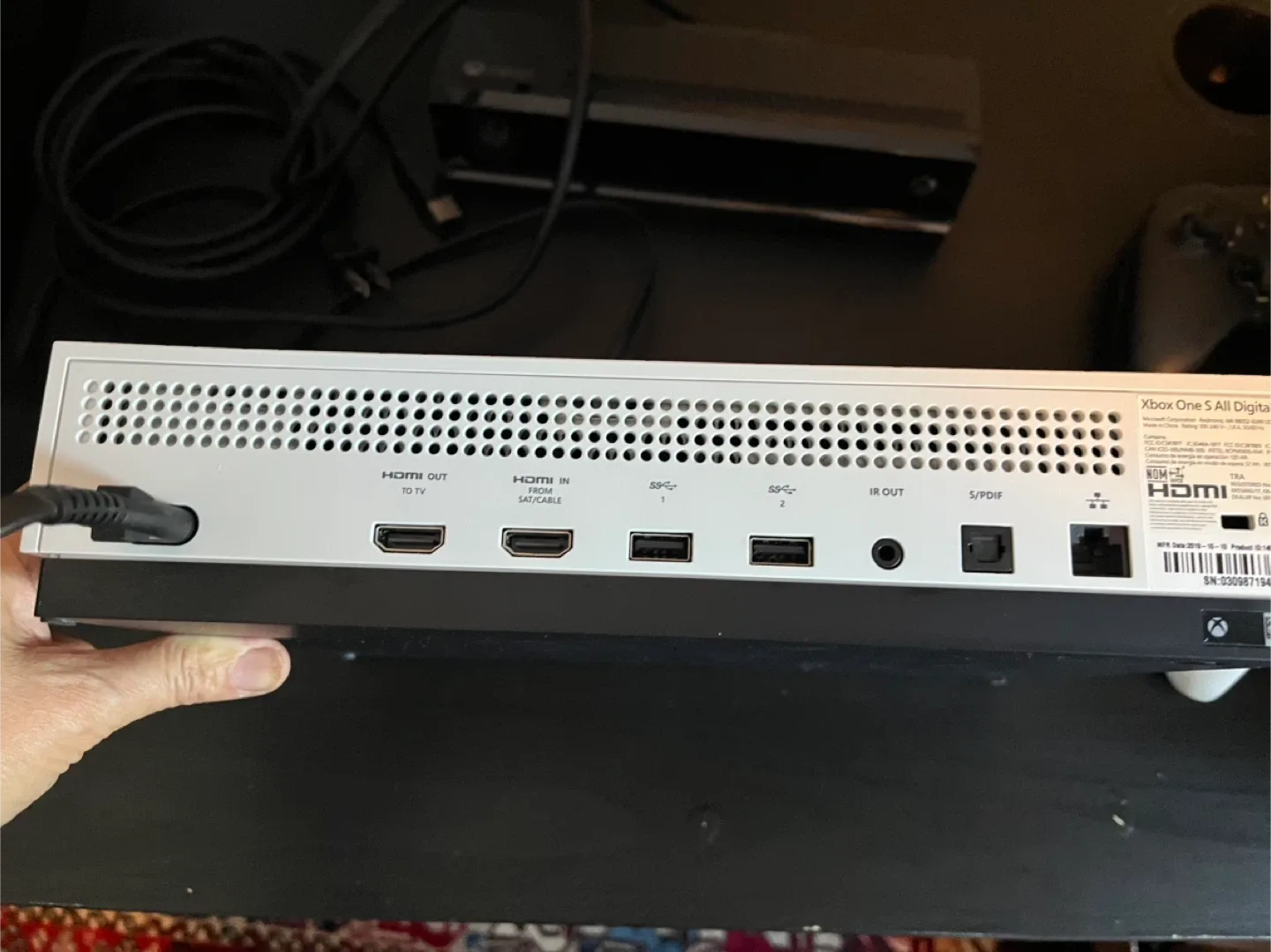 Xbox One S White All Digital Edition Console image indicator(5)