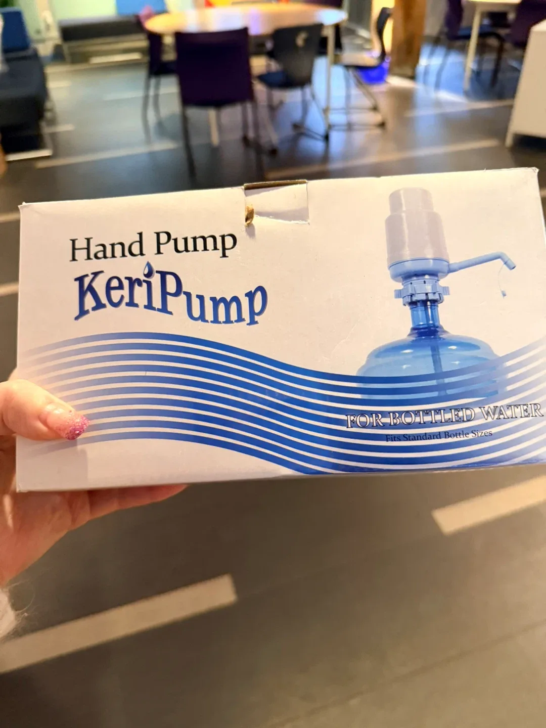 Free KeriPump Hand Pump for Bottled Water - New