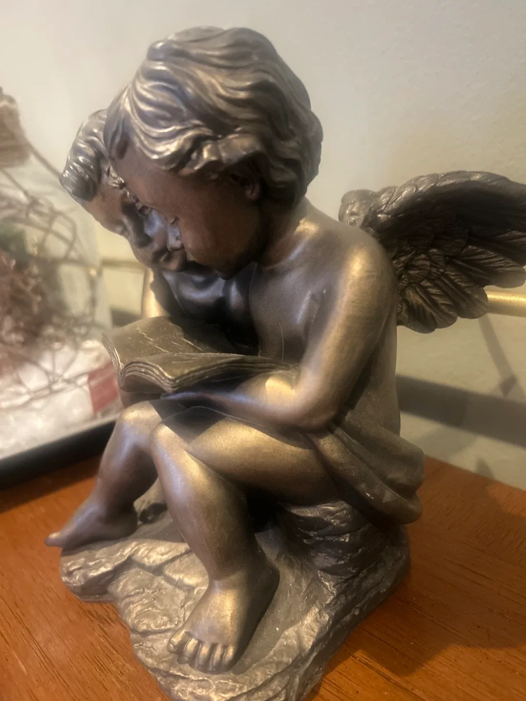 Angel Cherub vintage Statue image indicator(2)