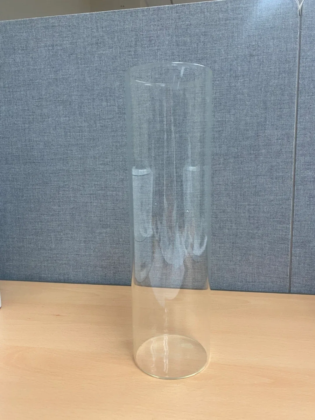 Clear Glass Cylinder Vase