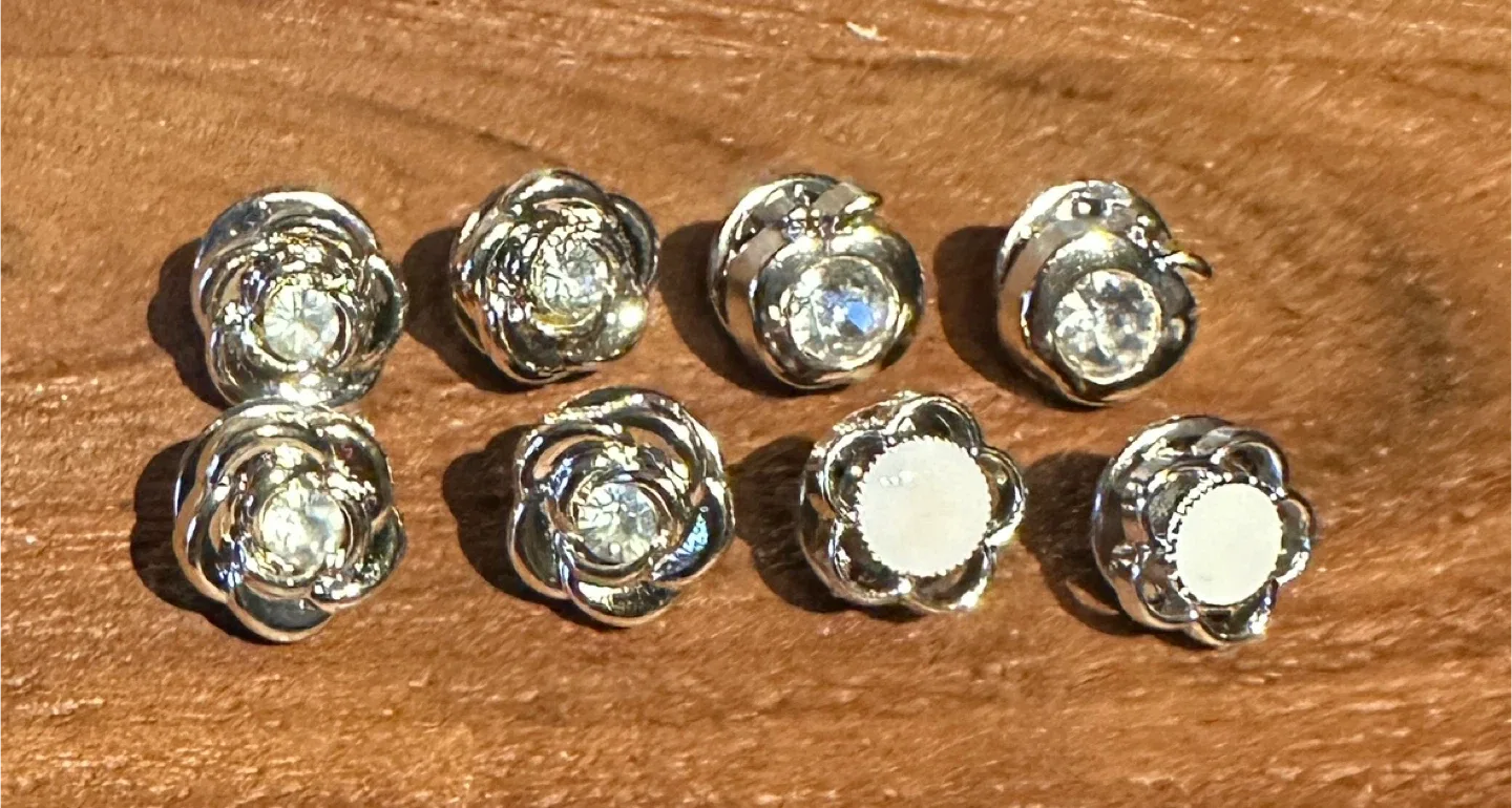 Set of 8 Lapel Pins - New -The Lot for $3