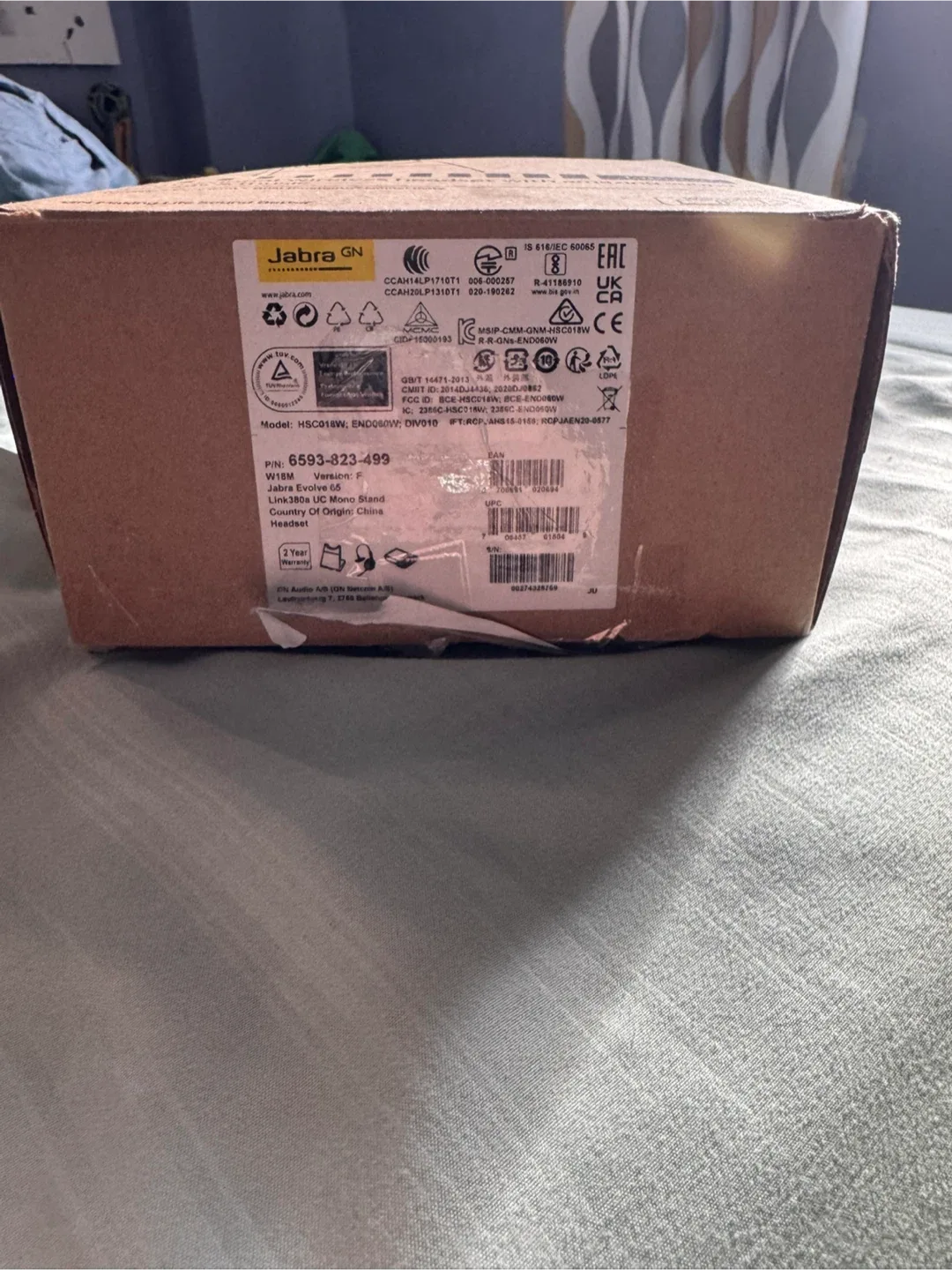 Brand New Jabra Evolve 65 Wireless Headset image indicator(3)