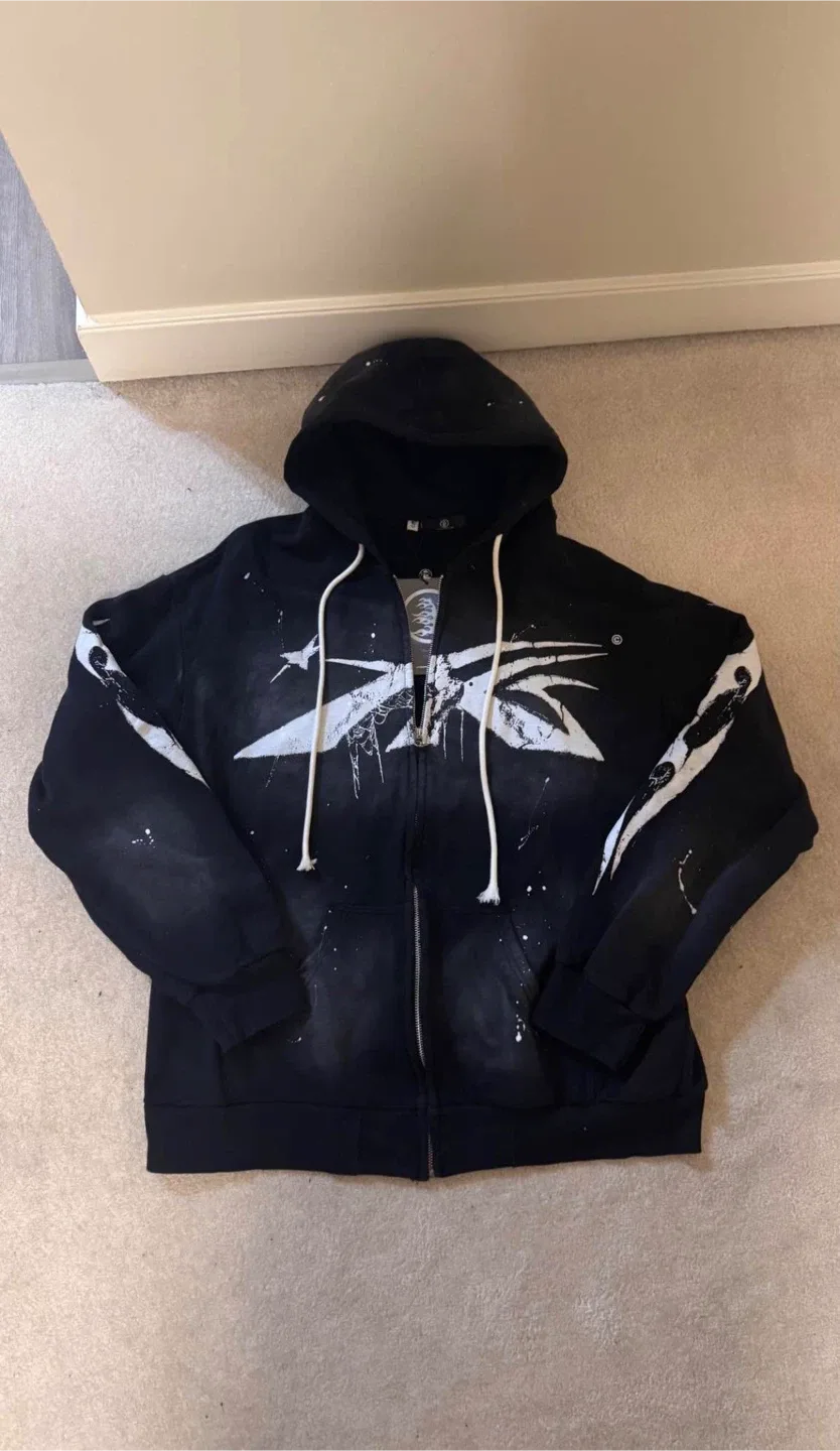 Black Full Zip Hoodie