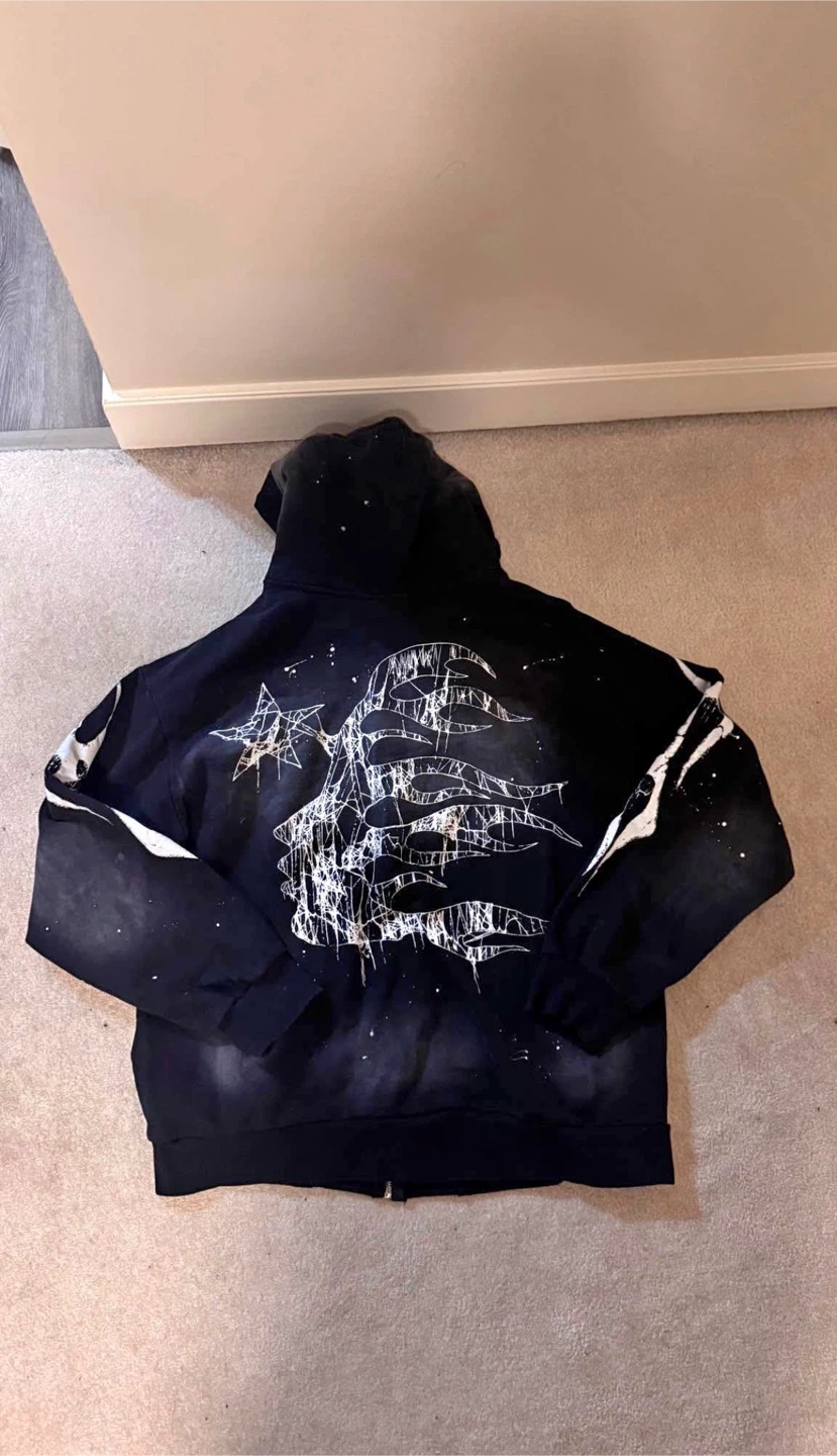 Black Full Zip Hoodie - photo 2