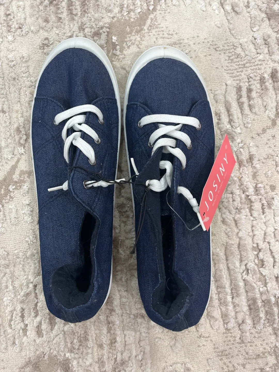 Josiny Blue Denim Casual Shoes