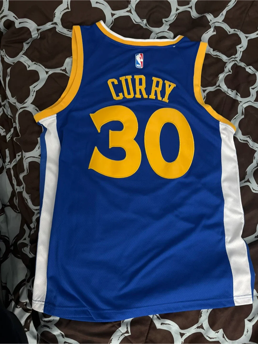 Nike Golden State Warriors Curry Jersey, Size 48 image indicator(2)