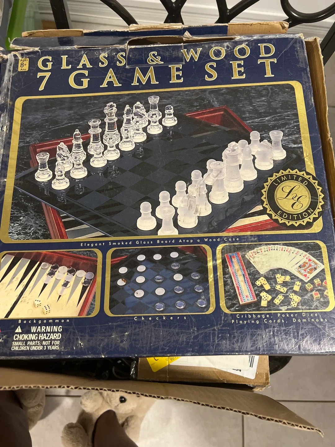 Glass & Wood 7 Game Set - Limited Edition