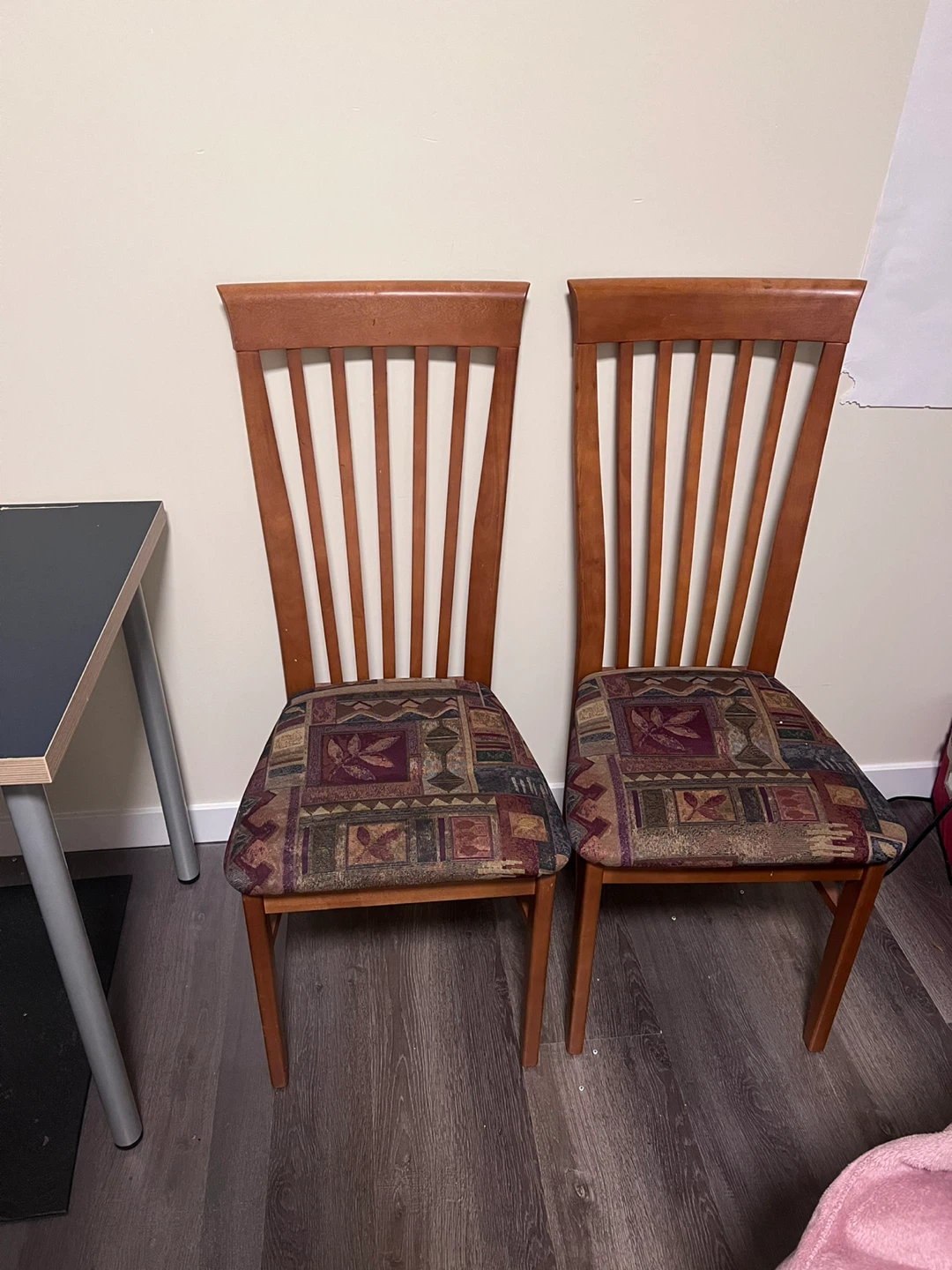 Set of 2 Wooden Dining Chairs - photo 2