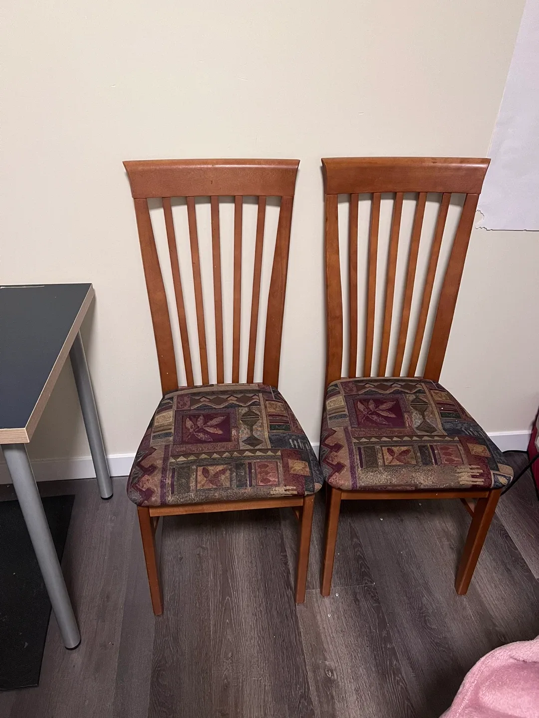Set of 2 Wooden Dining Chairs image indicator(2)