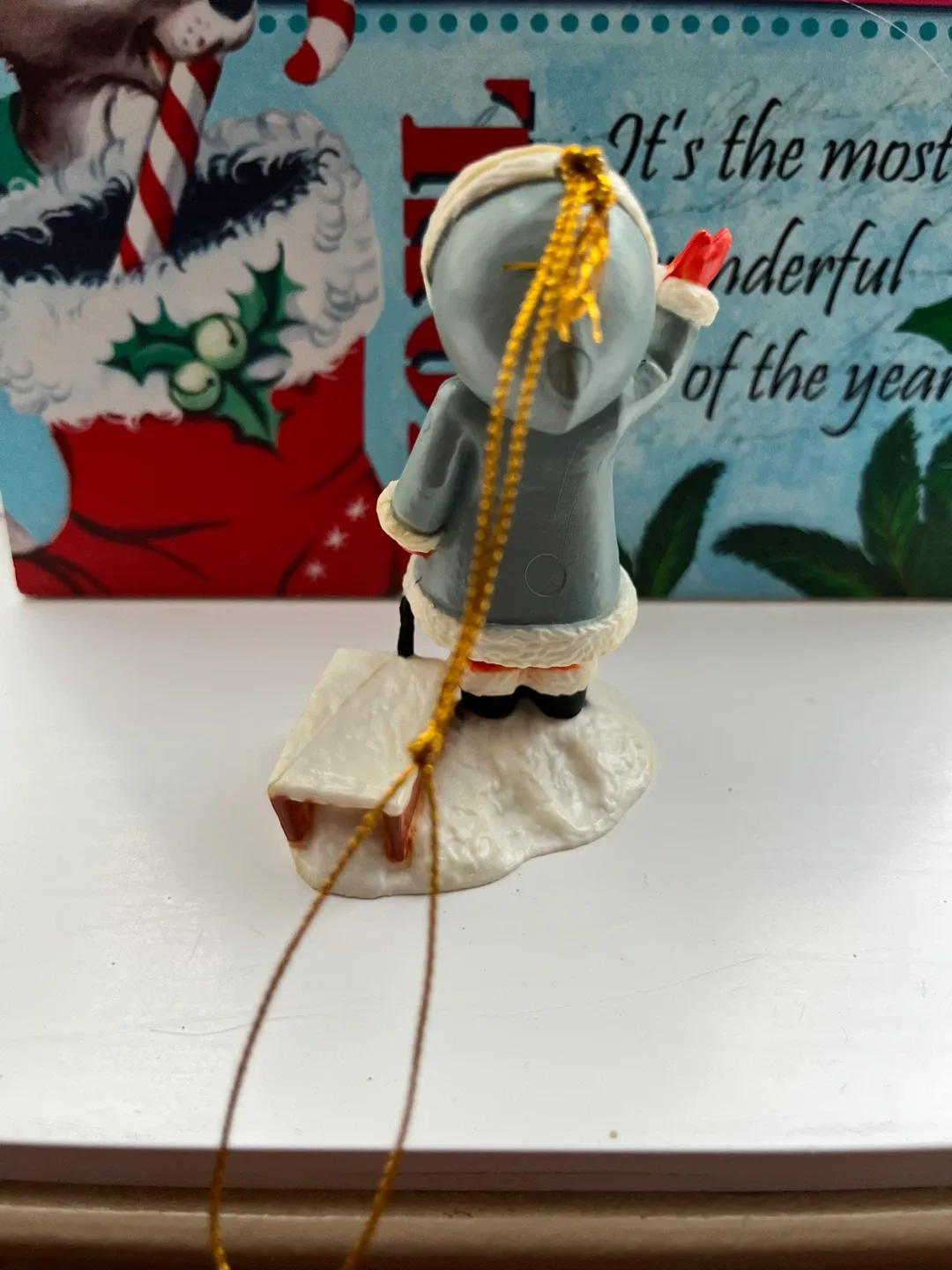 #Cleanout - Christmas Ornament - Girl in Winter Coat image indicator(2)
