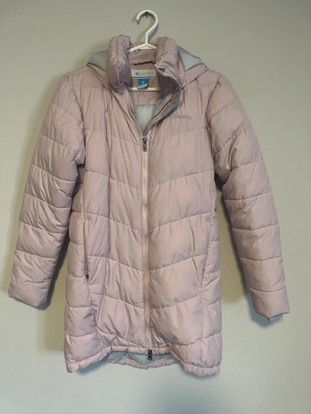Columbia Puffer Jacket - Size S - Light Pink