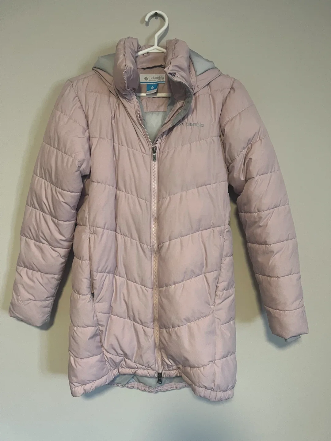 Columbia Puffer Jacket - Size S - Light Pink
