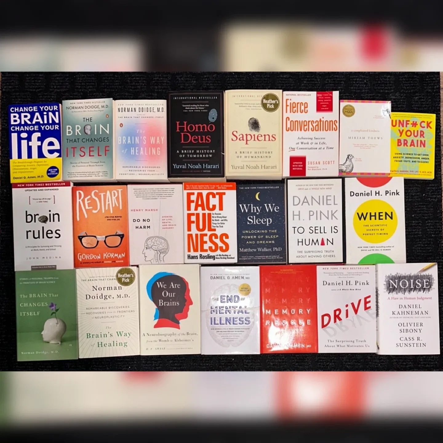 Books: Change your brain change your mind, Brain health books
