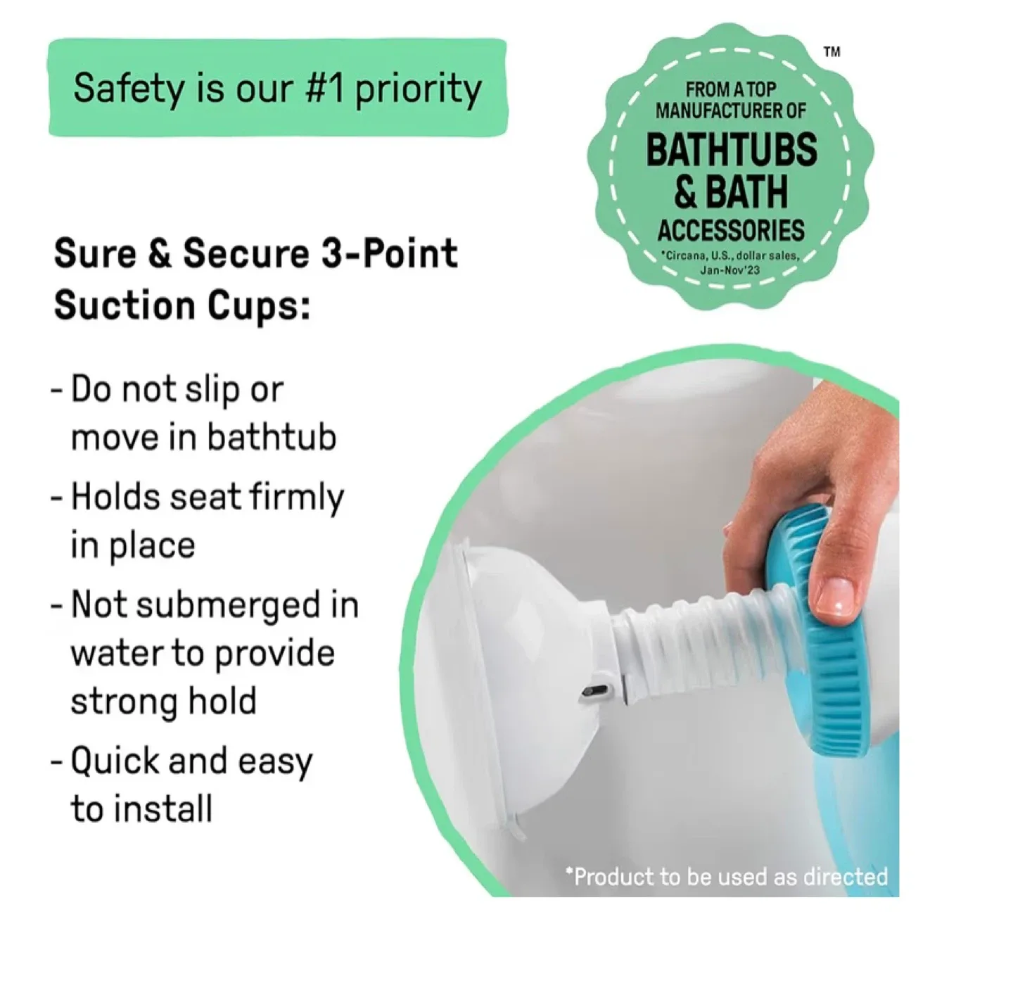 Ingenuity Baby Bathtub Seat image indicator(7)