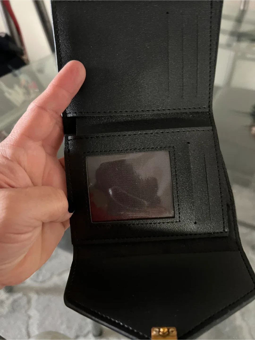 MCM Visetos Leather Trifold Wallet image indicator(3)