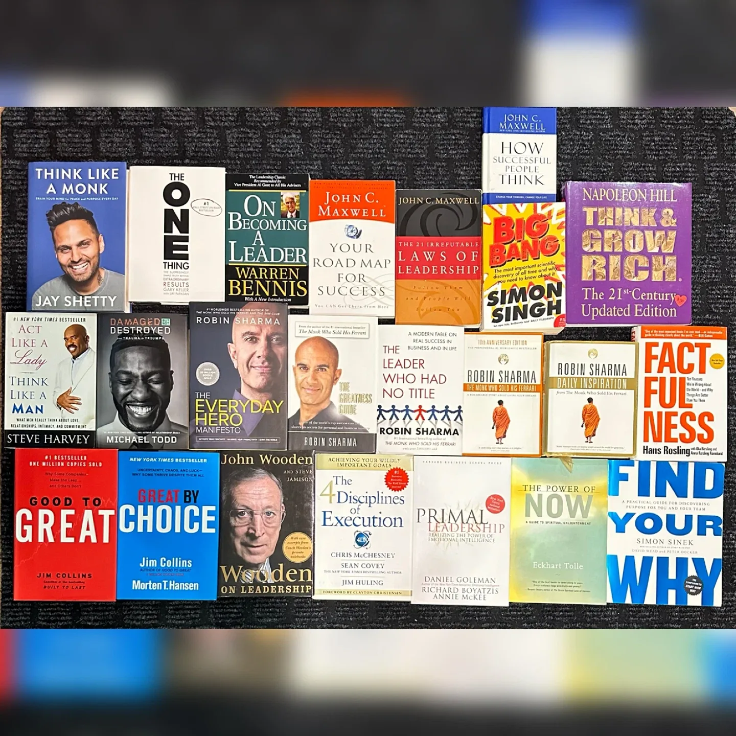 Books: Think like a monk, Robin Sharma, leadership book