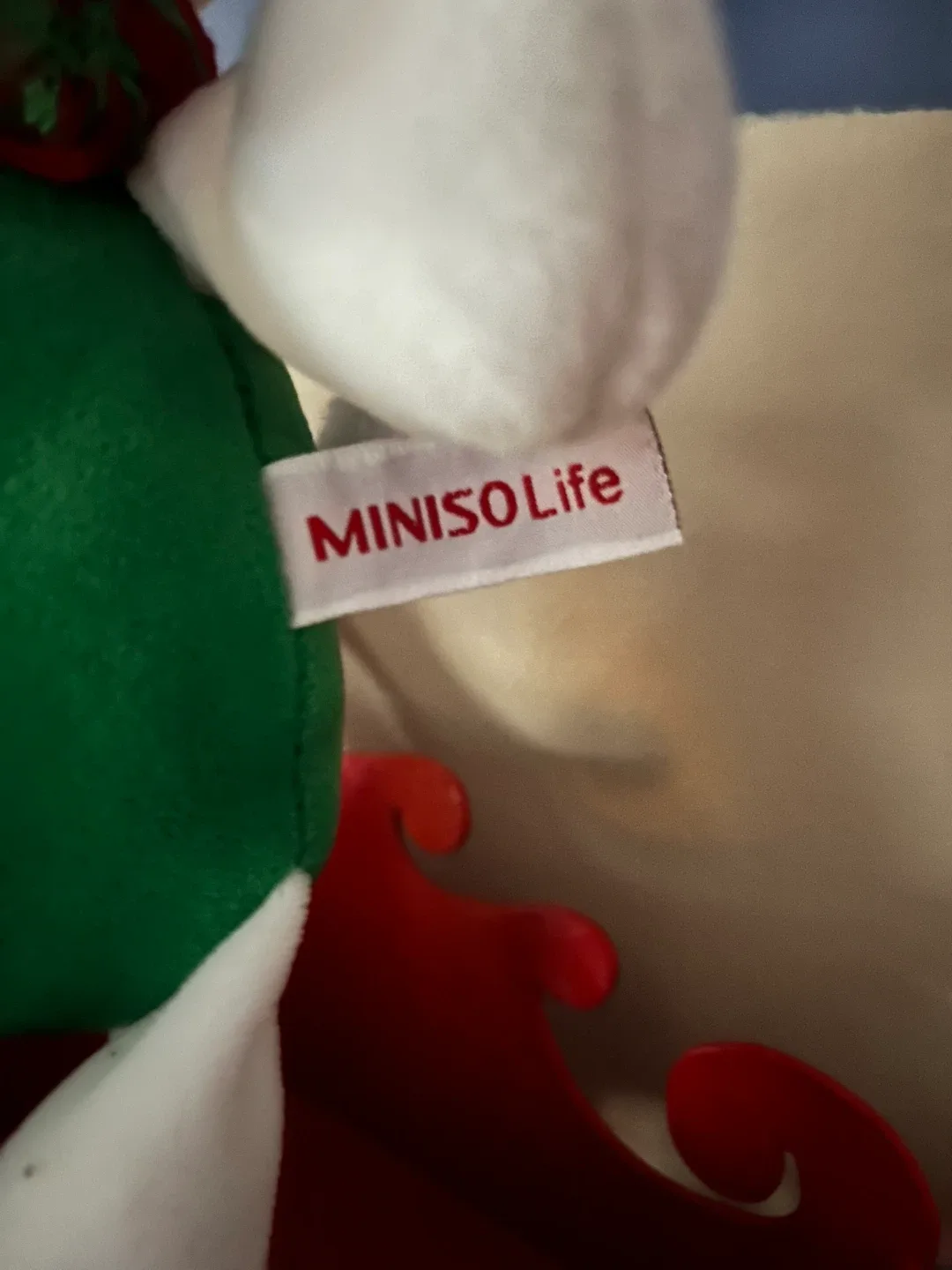 #Cleanout - MINISO Life Christmas Plush Bunny in Sleigh image indicator(4)