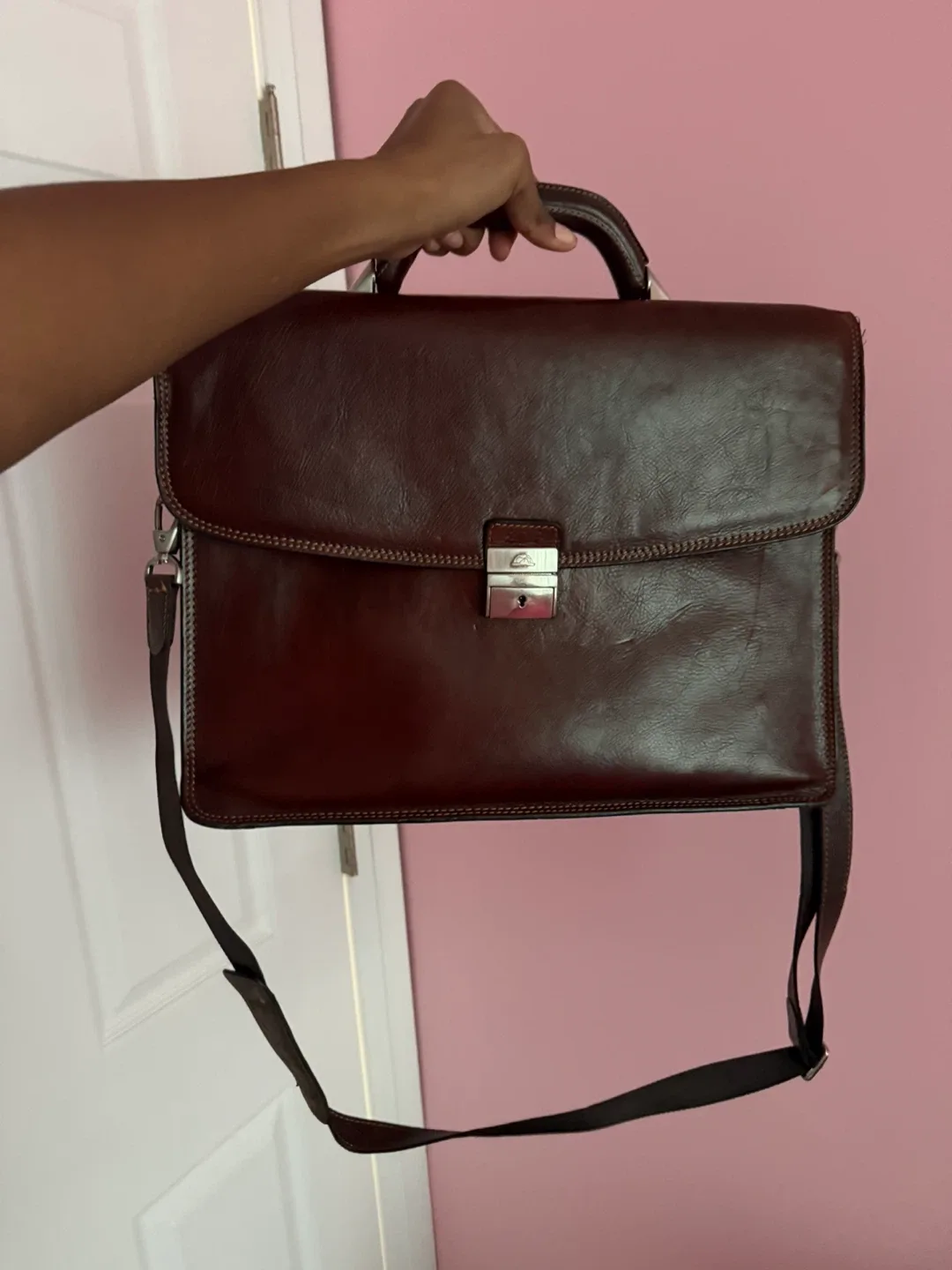 Brown Tony Perotti Briefcase