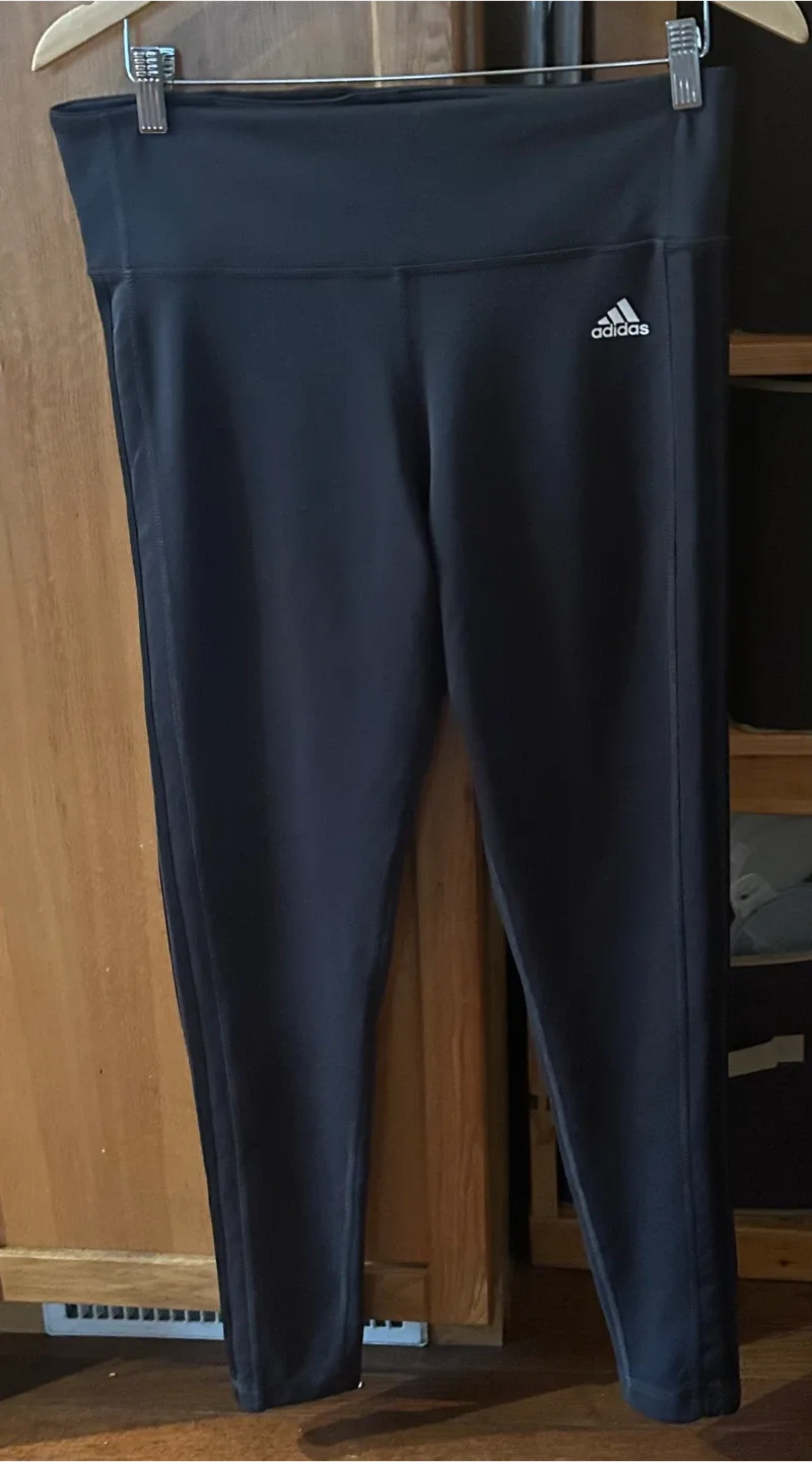 Adidas Black Leggings - Size L