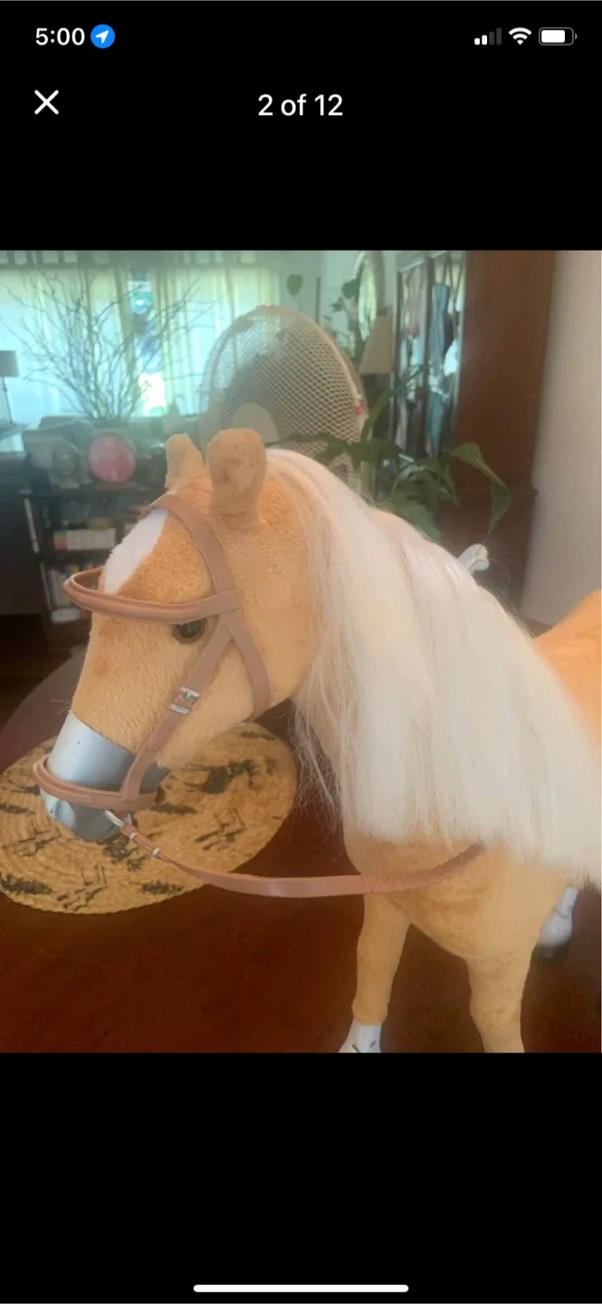 PARADISE PALOMINO AMERICAN DOLL HORSE image indicator(2)