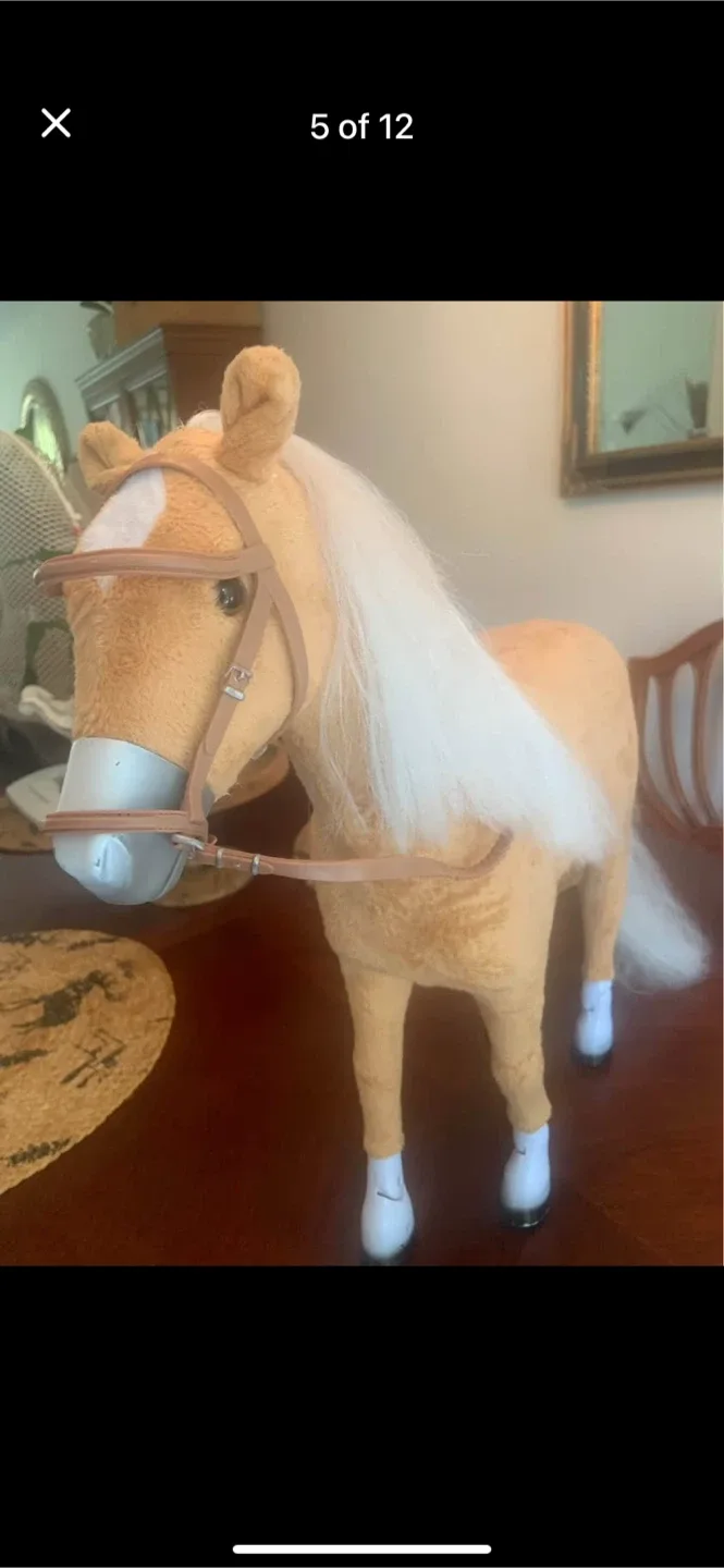 PARADISE PALOMINO AMERICAN DOLL HORSE image indicator(4)