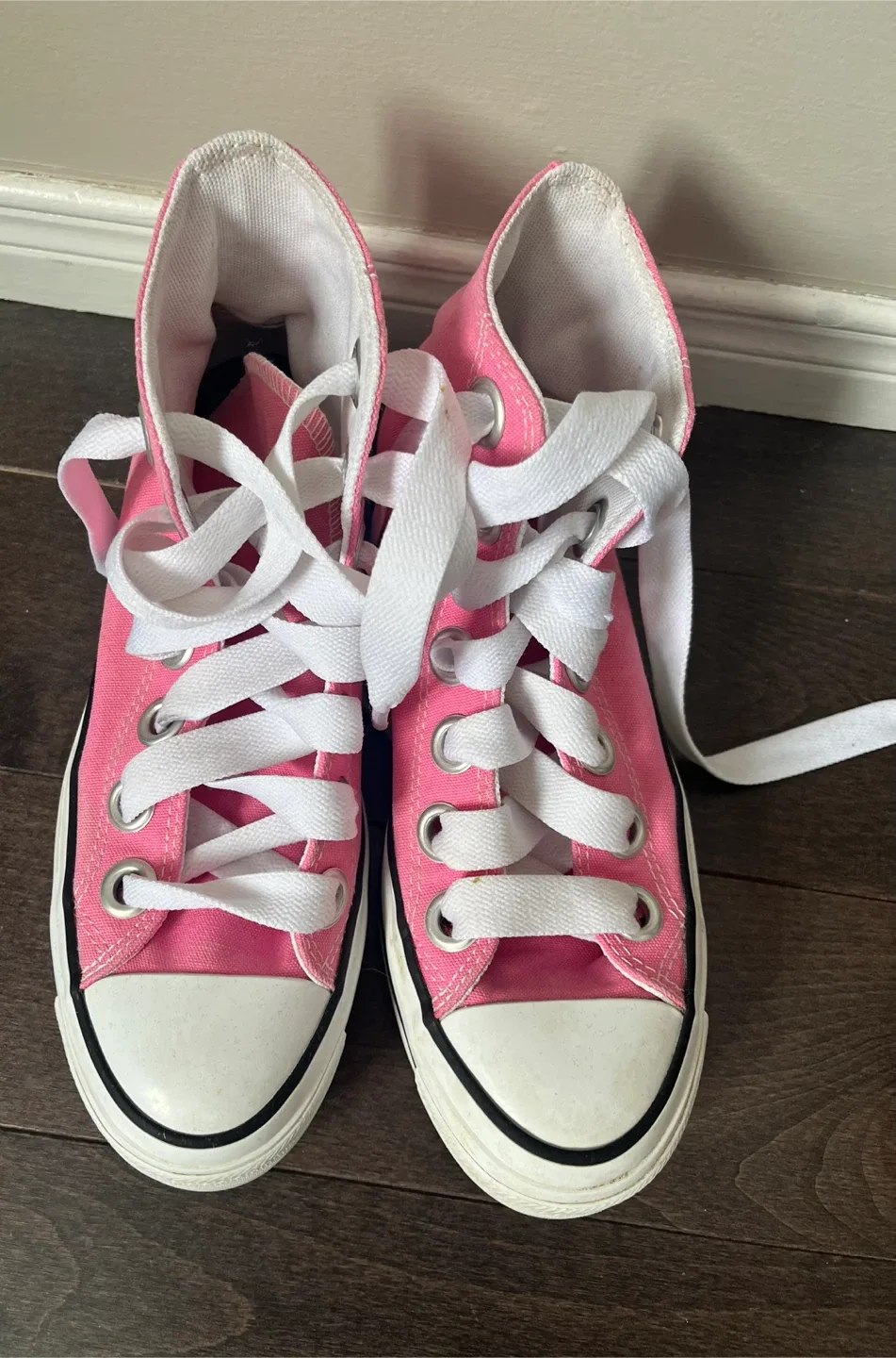Converse All Star High Top - Pink, Size 7