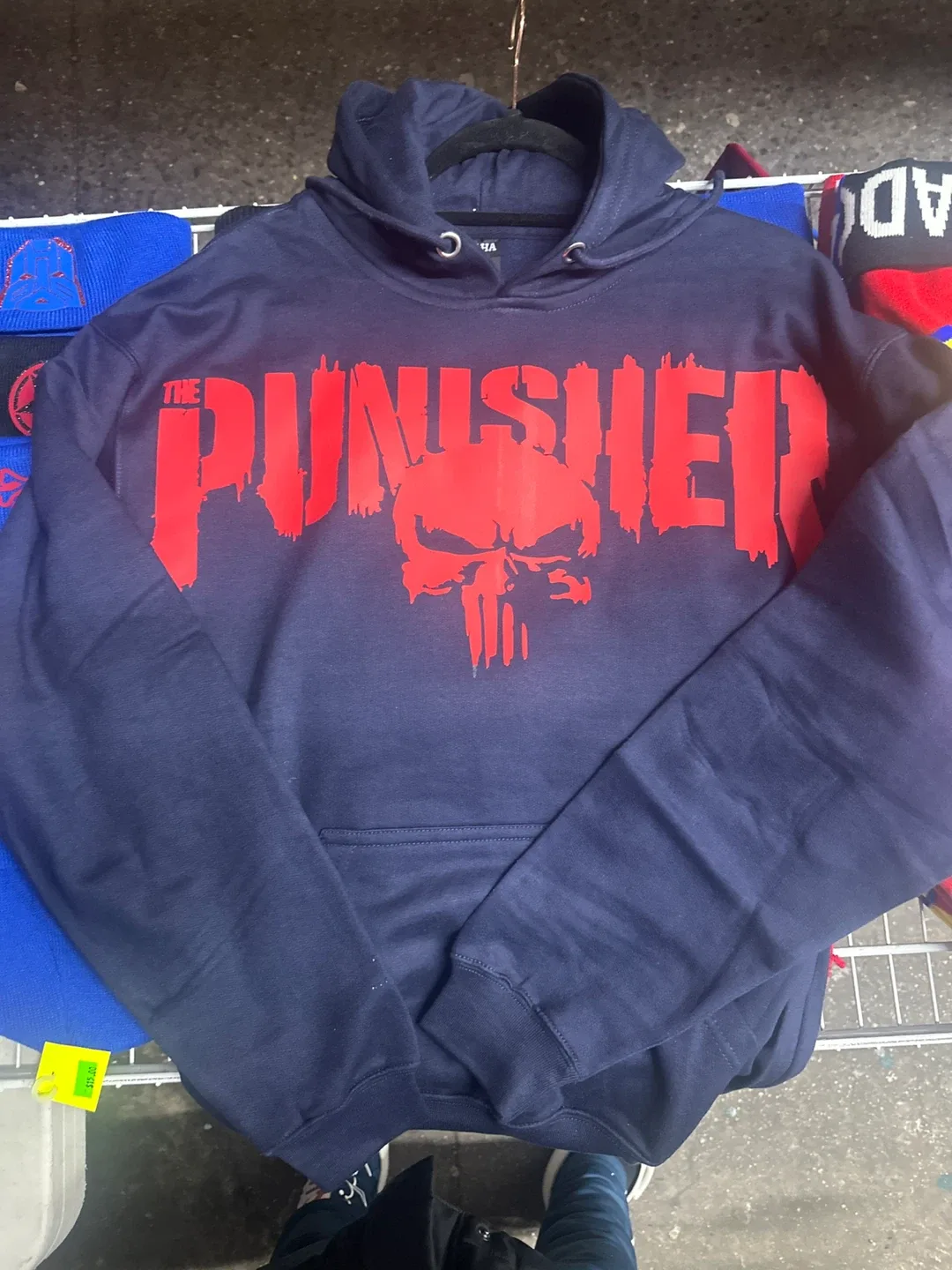 The Punisher Hoodie - Navy Blue