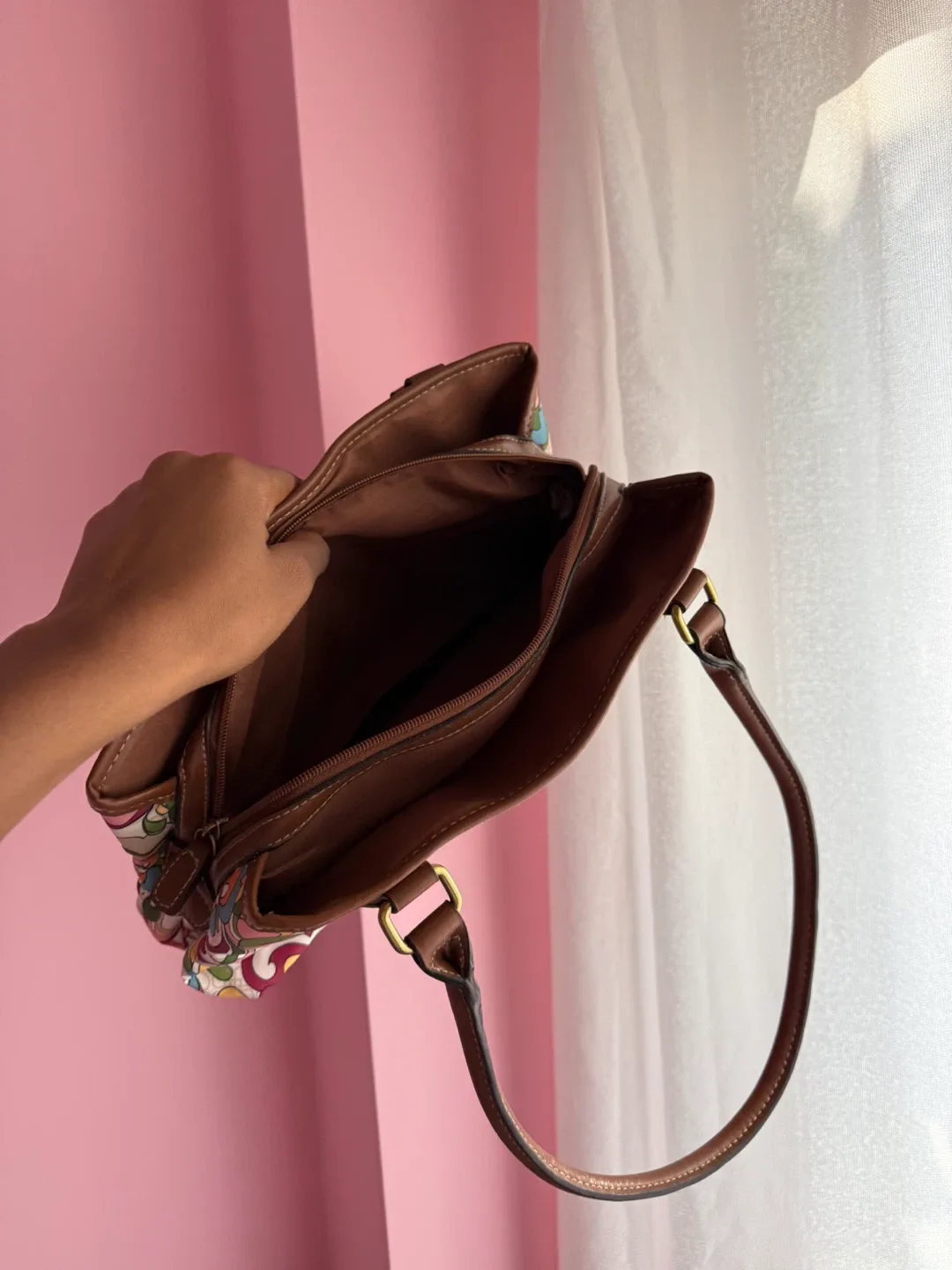 Multicoloured Pattern Handbag image indicator(6)