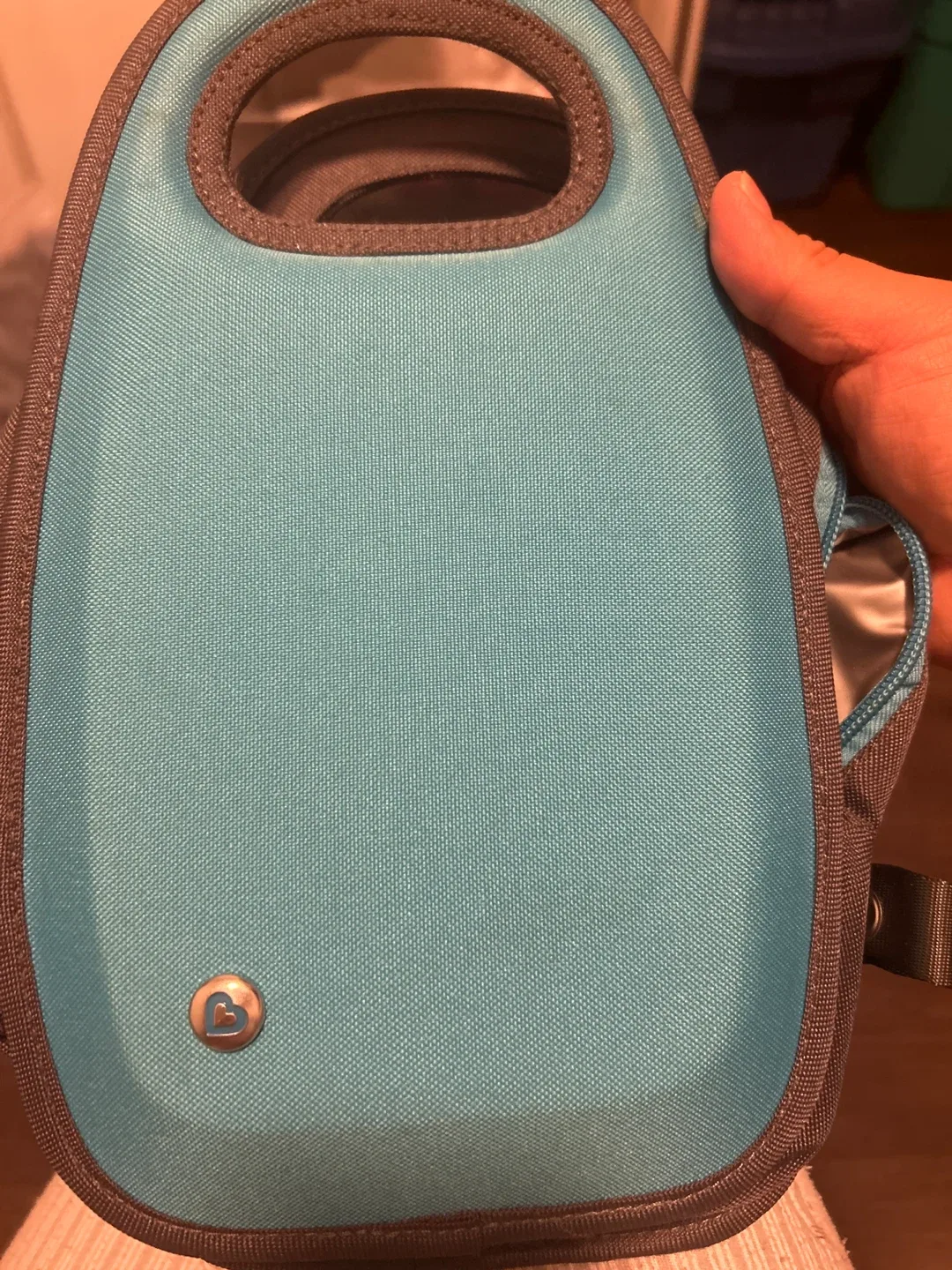 Built NY Gray & Blue Lunch Bag