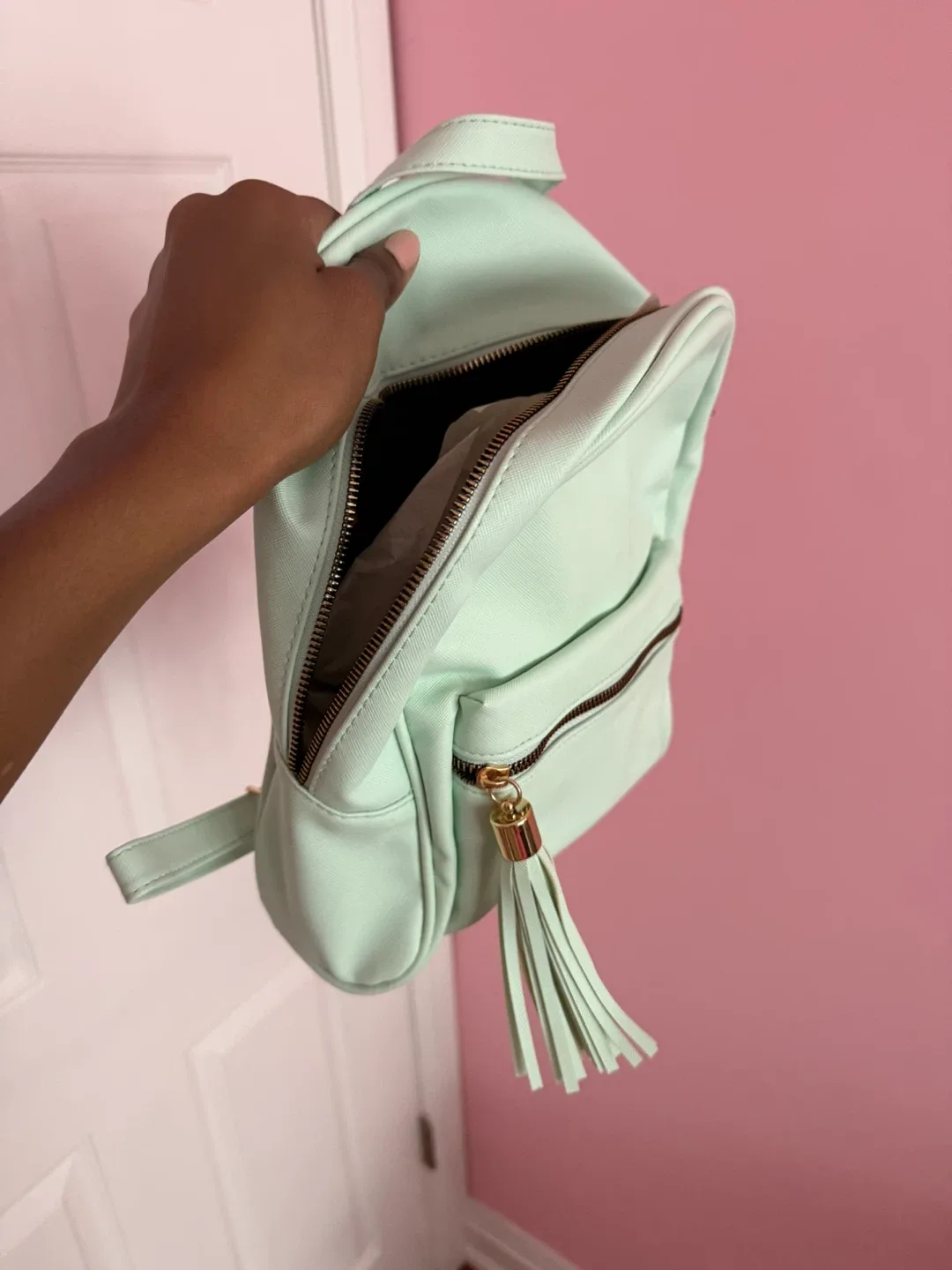 Mint Green Mini Backpack image indicator(5)