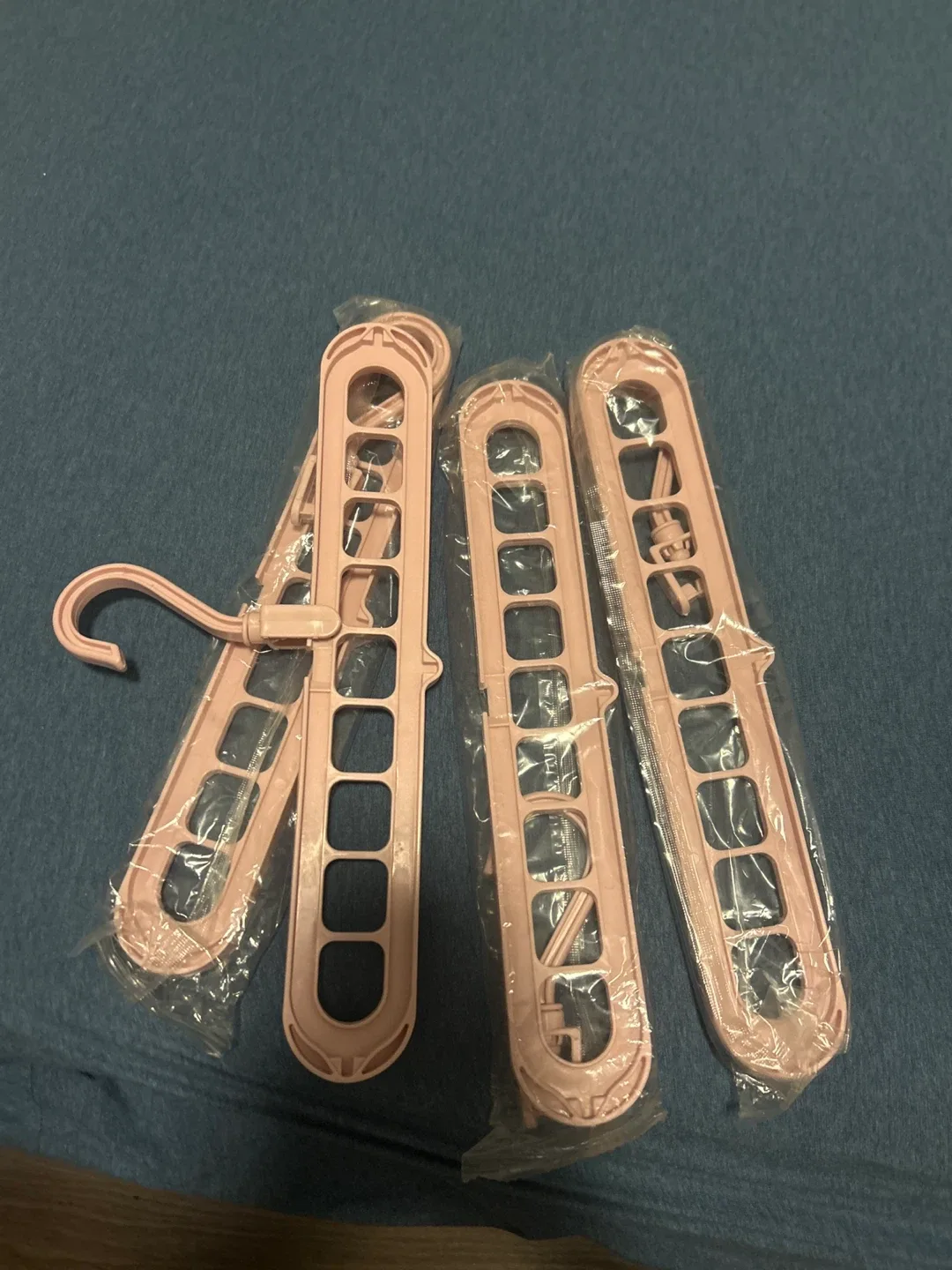 Pink Space Saving Clothes Hangers (Set of 3)