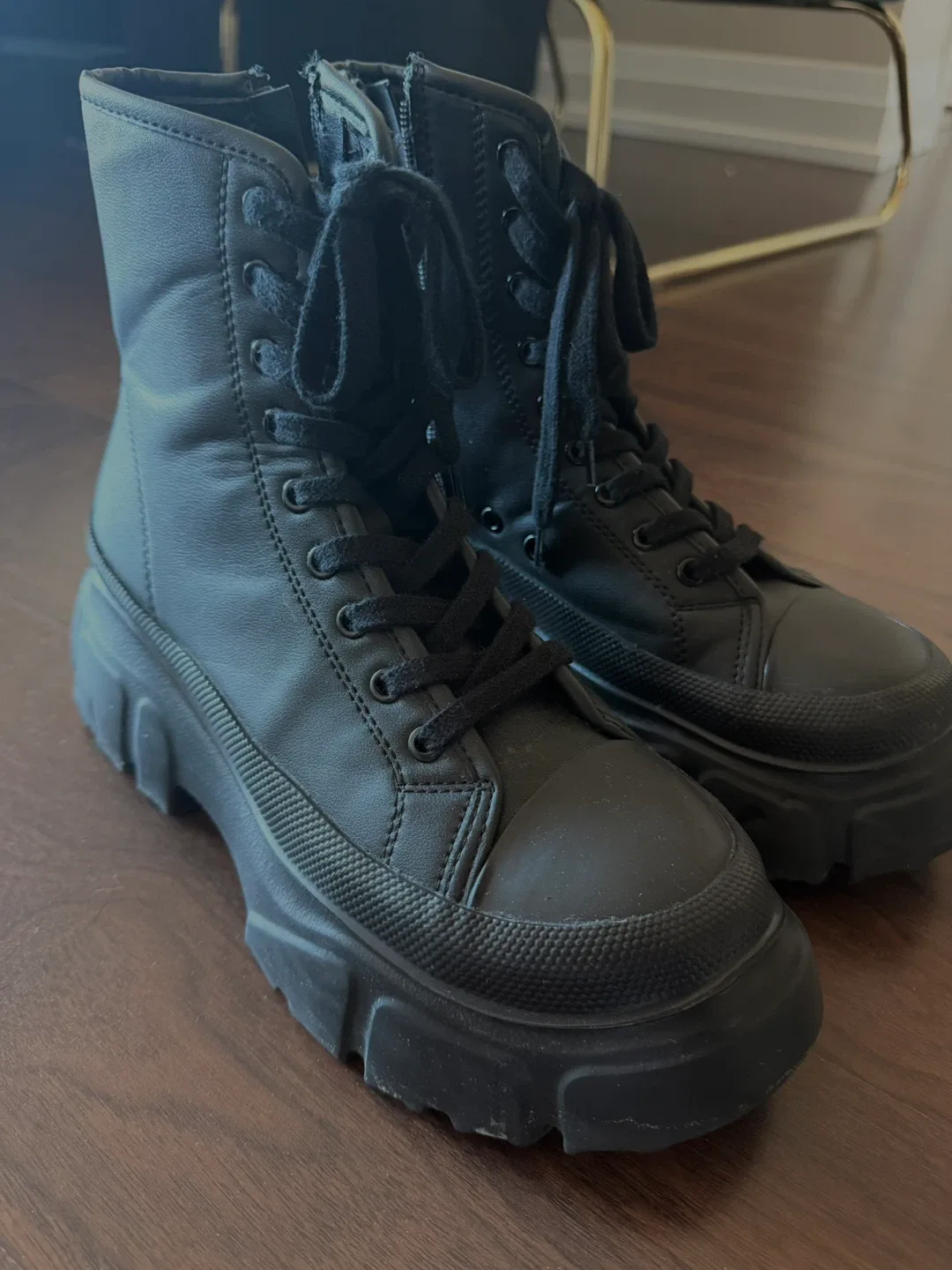 Black Platform Boots