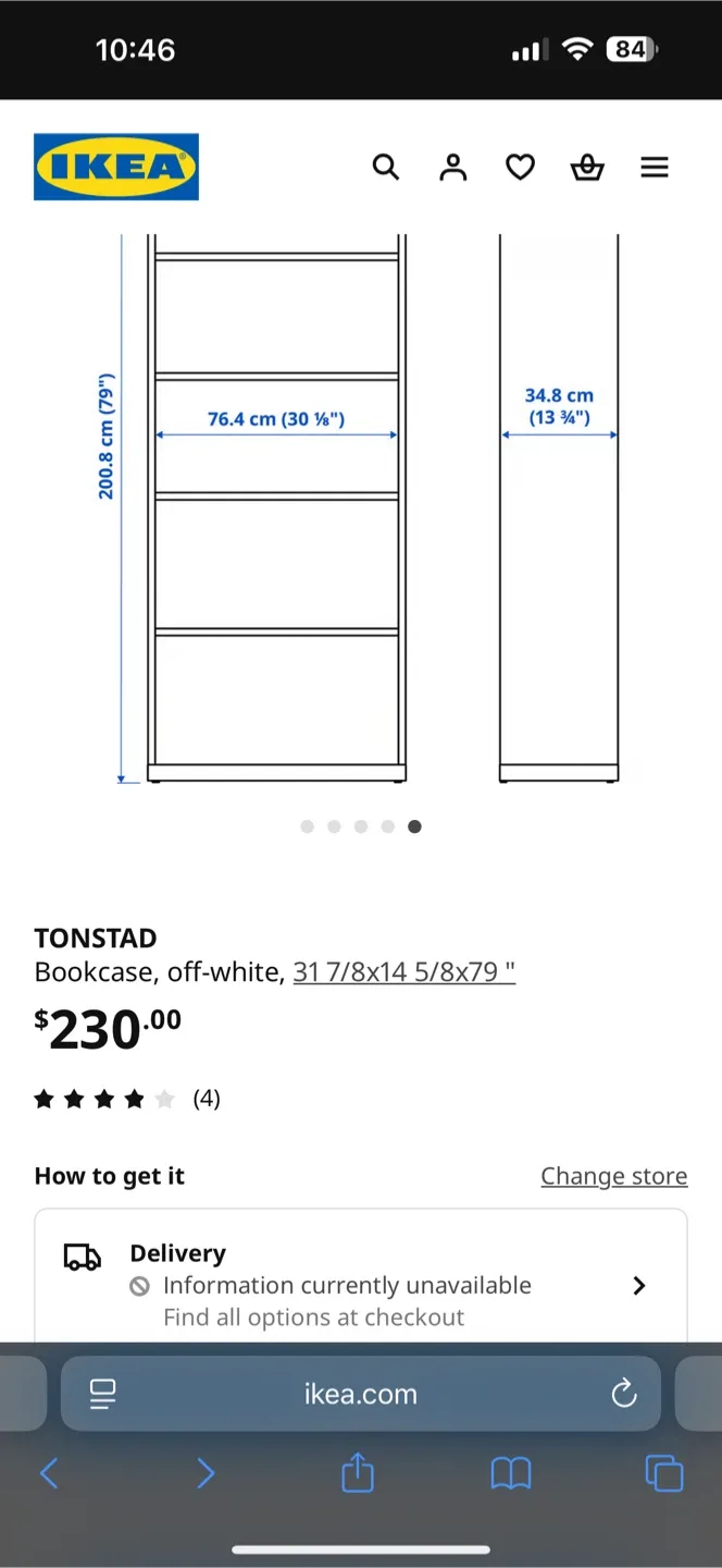 Dark Brown Bookcase image indicator(6)