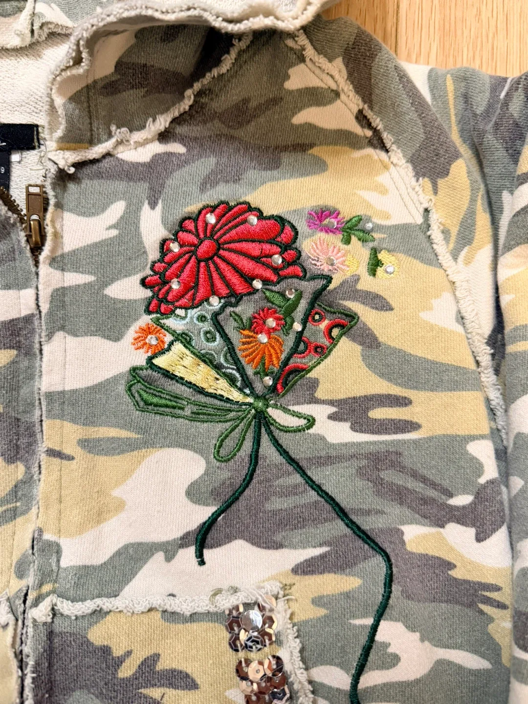 CELL Camo Floral Hoodie - Size Small image indicator(3)