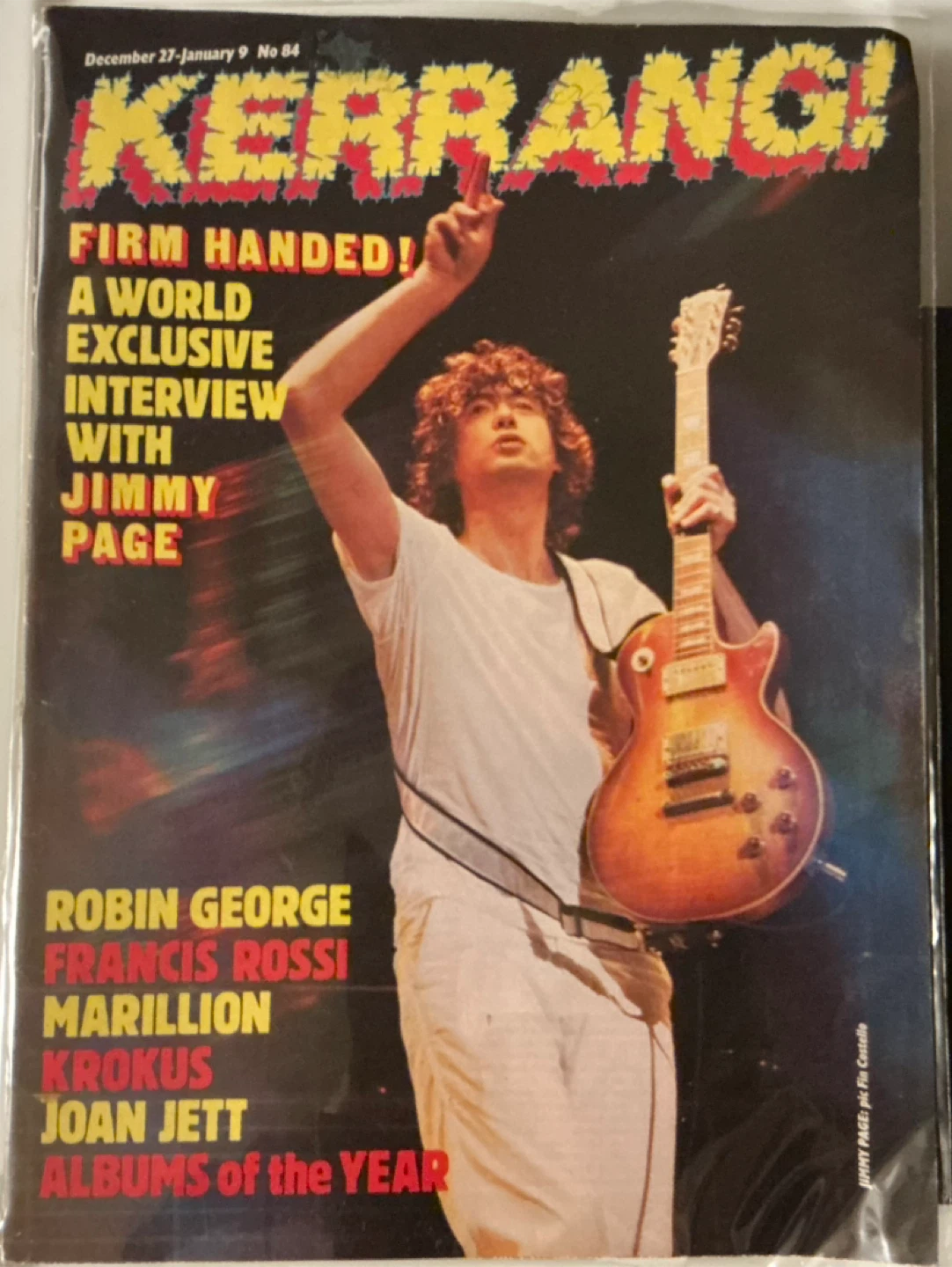 Kerrang UK Rock Magazine - 1984