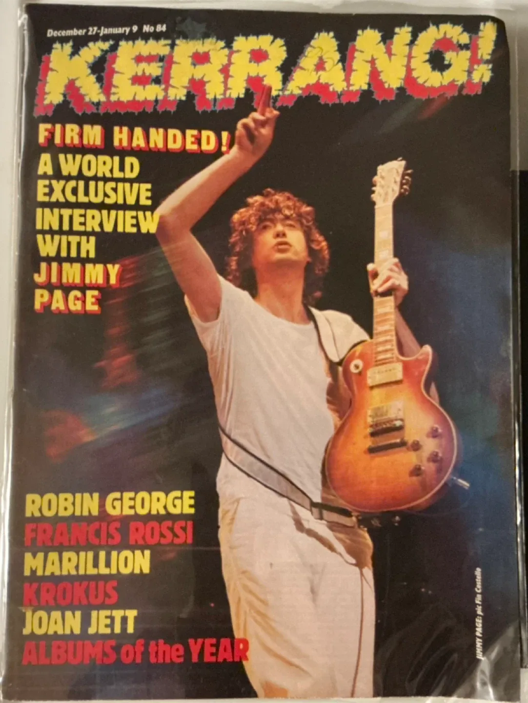 Kerrang UK Rock Magazine - 1984