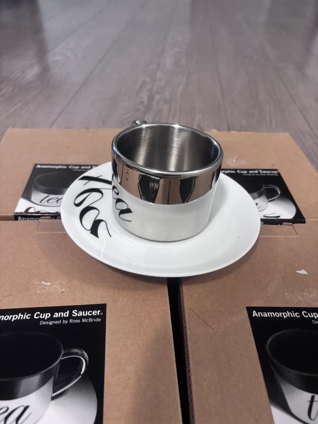 New Anamorphic Cup and Saucer by Ross McBride image indicator(2)