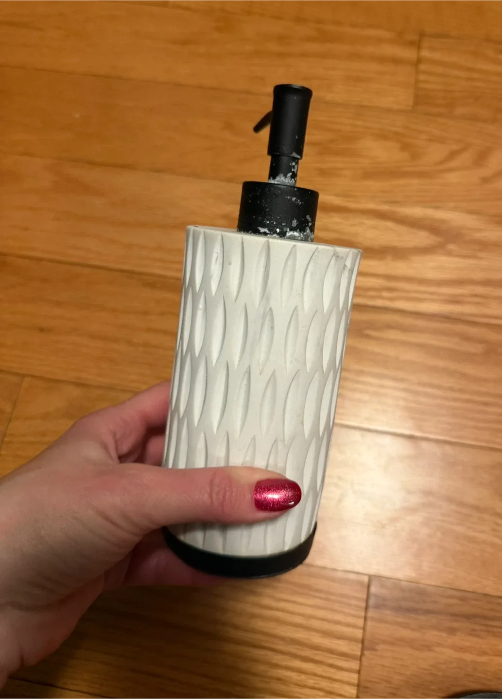 White Decorative Soap Dispenser