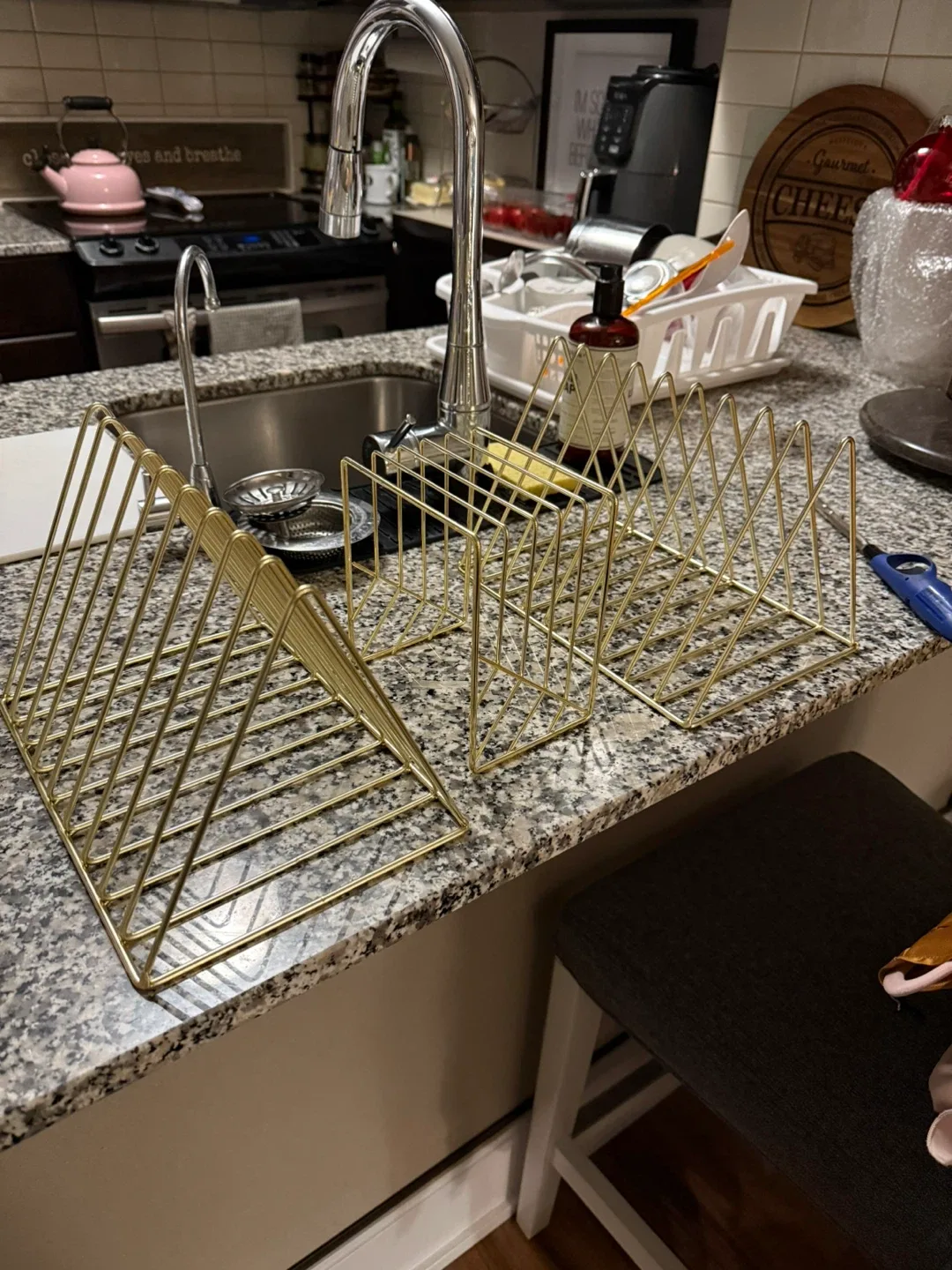 Gold Metal Magazine/file Racks