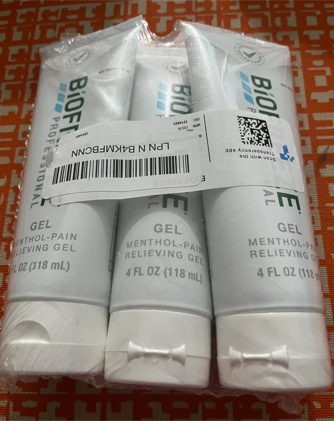 Biofreeze Professional Menthol Pain Relieving Gel 4 fl oz - photo 2