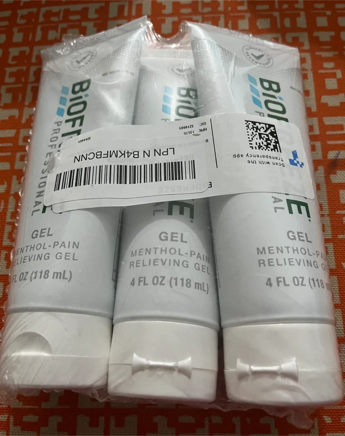 Biofreeze Professional Menthol Pain Relieving Gel 4 fl oz image indicator(2)