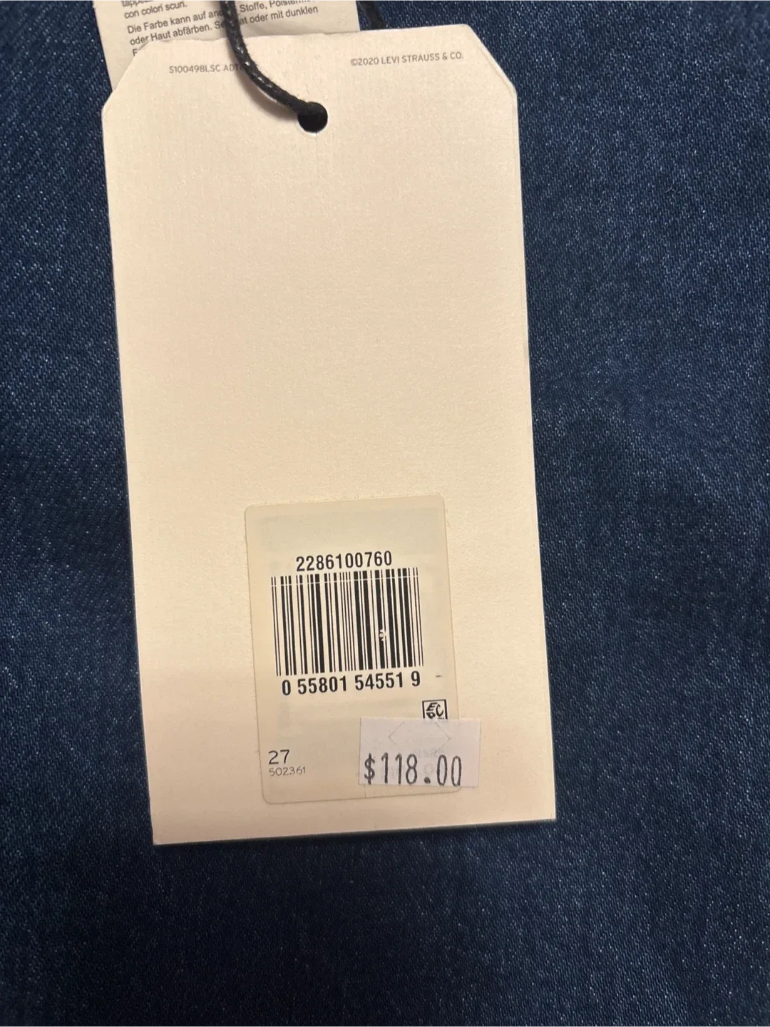 Levi's Premium Wedgie Jeans, Size 27 image indicator(3)