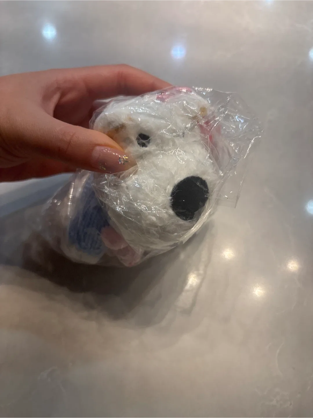 Cute Plush Dog Key Chian image indicator(3)