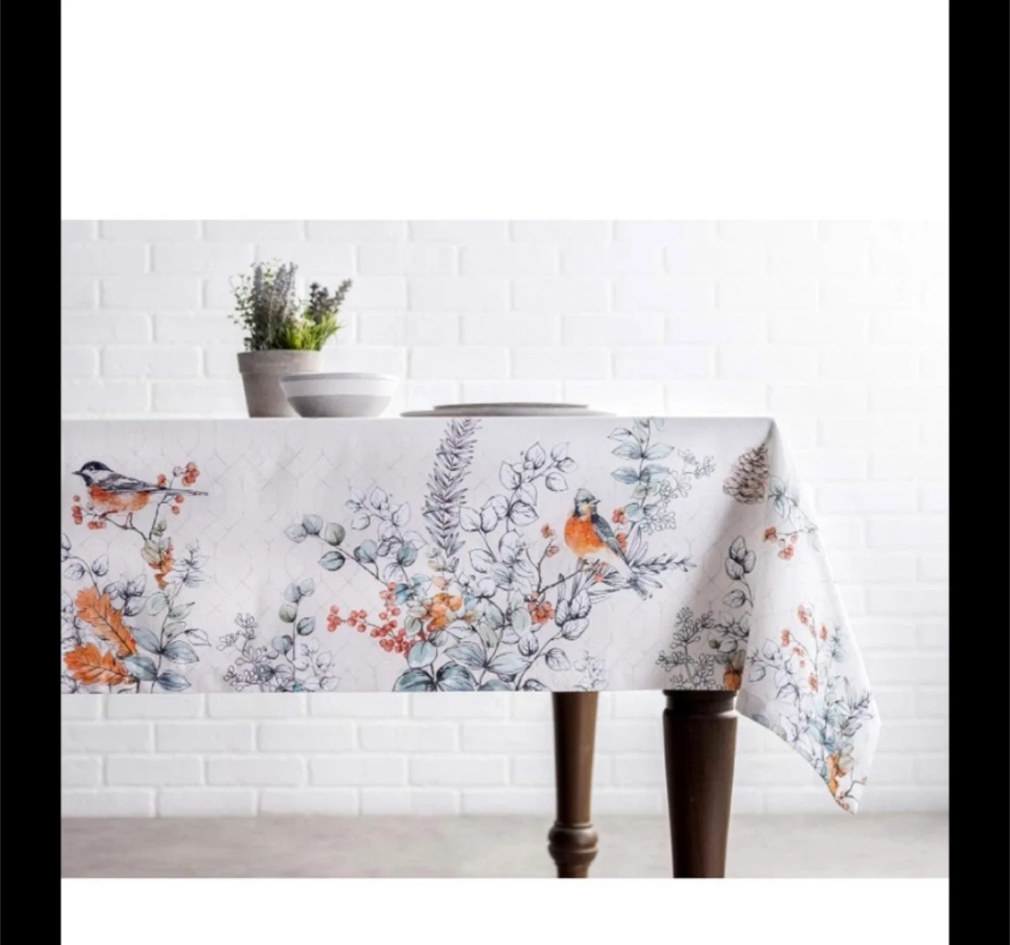 Sealed! Maison d'Hermine Table Cloth 54"x54" image indicator(2)