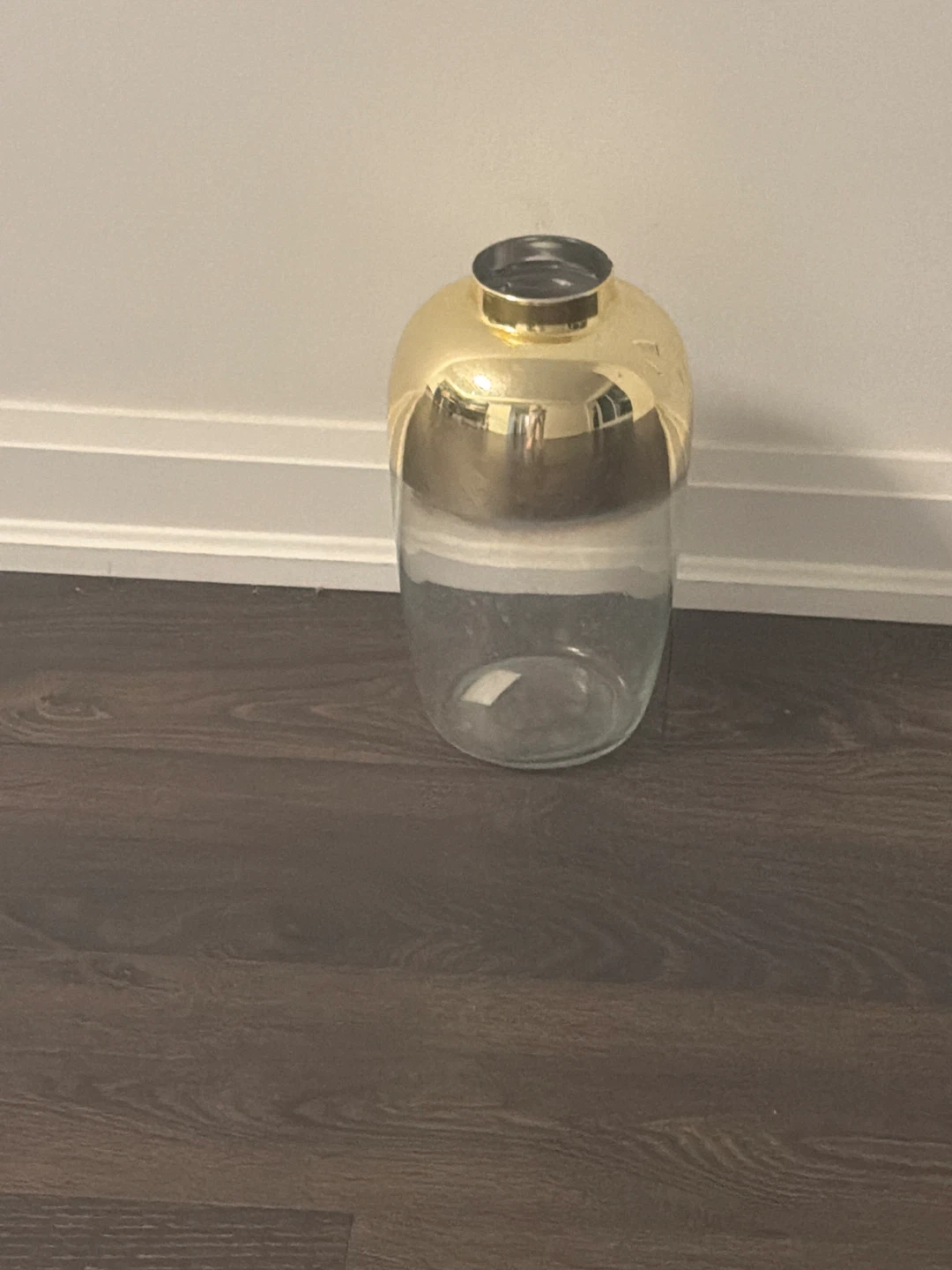 Gold Accent Glass Vase - photo 2
