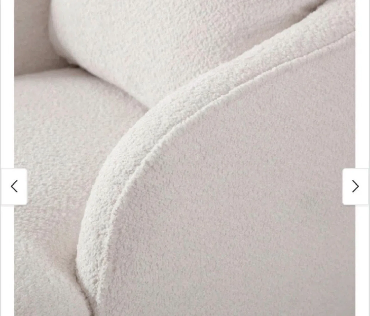 Boucle Fabric Upholstered Swivel Barrel Armchair image indicator(4)