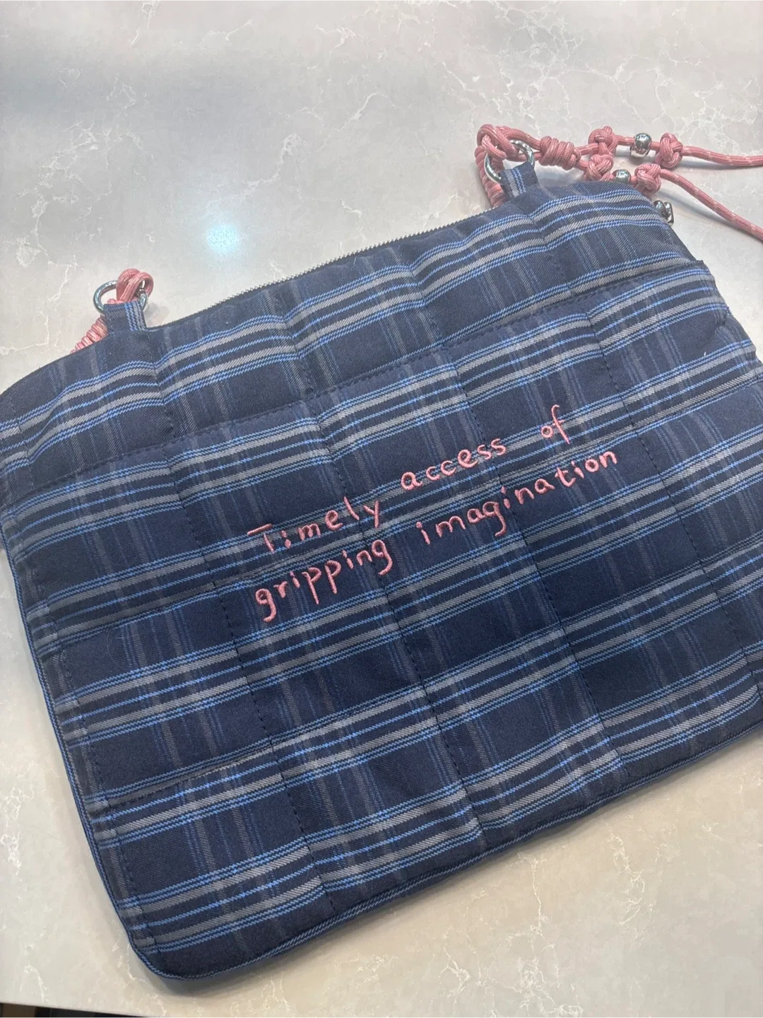 Plaid computer Bag
